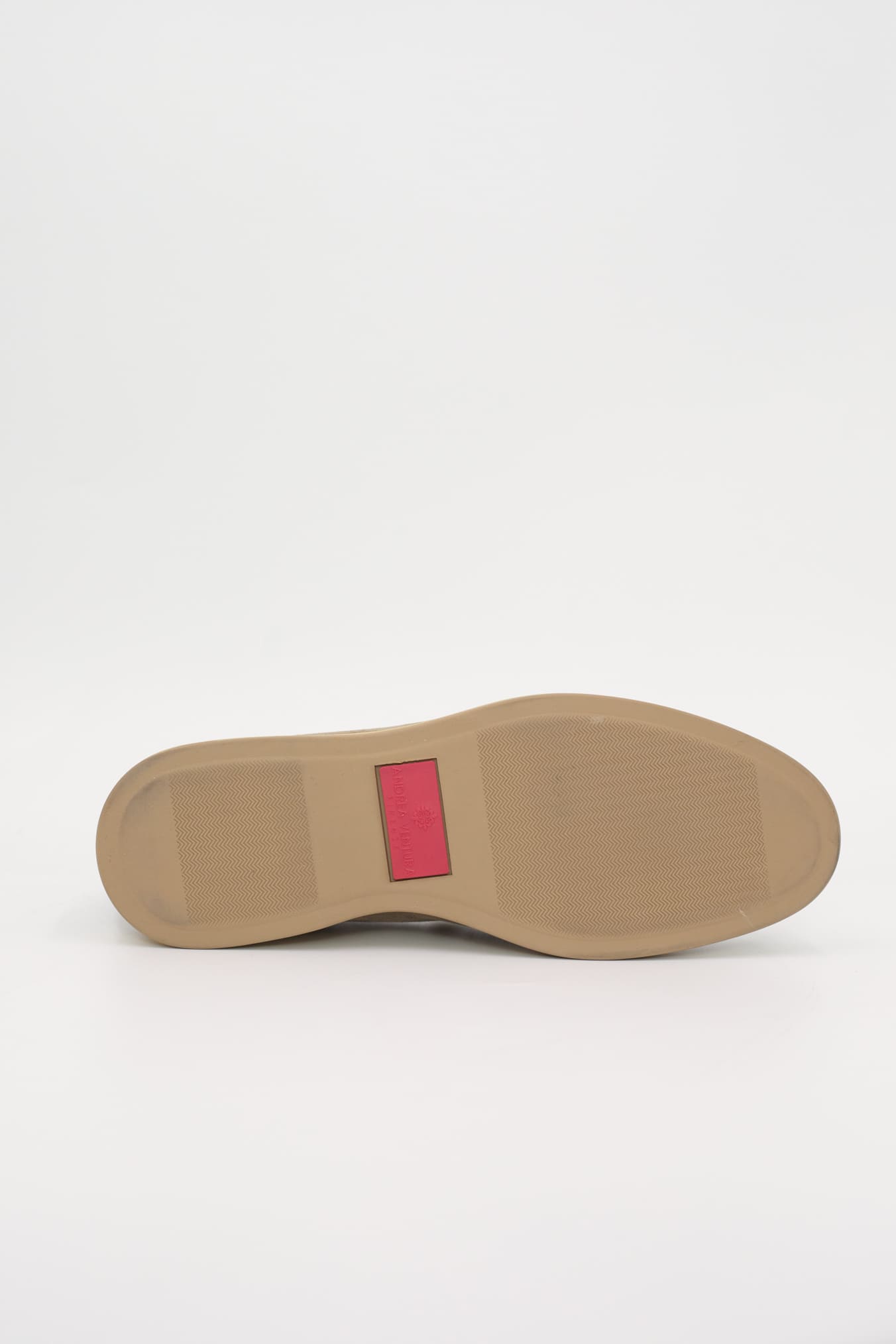 ANDREA VENTURA Mocassini Sfoderati in Suede Beige Chiaro