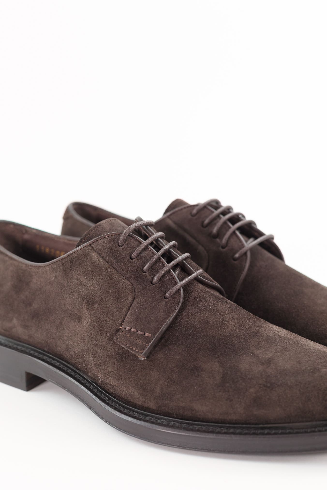 ANDREA VENTURA Scarpe Derby Suede Testa di Moro