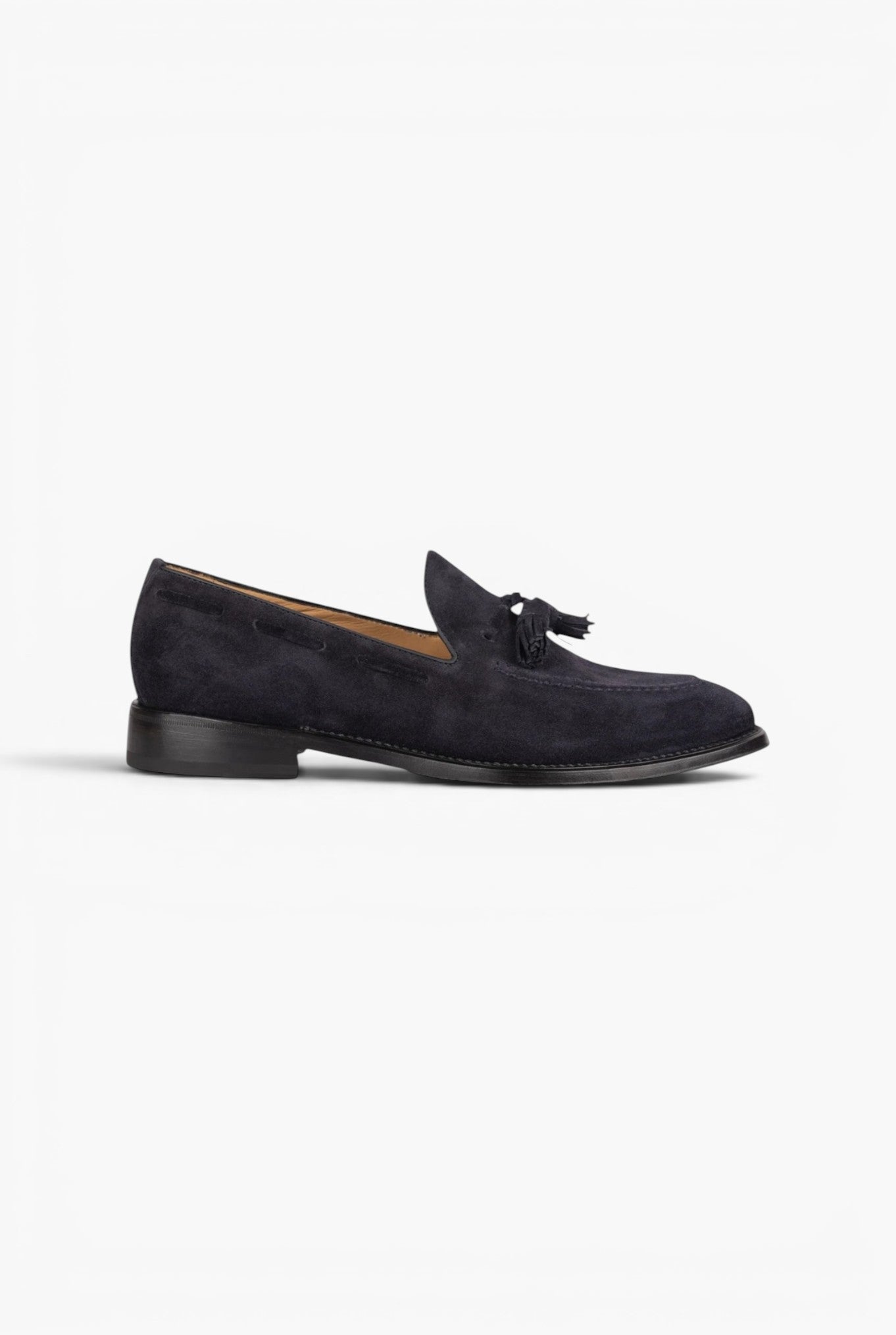 Mocassini Nappine Suede Blu Scuro BARRETT