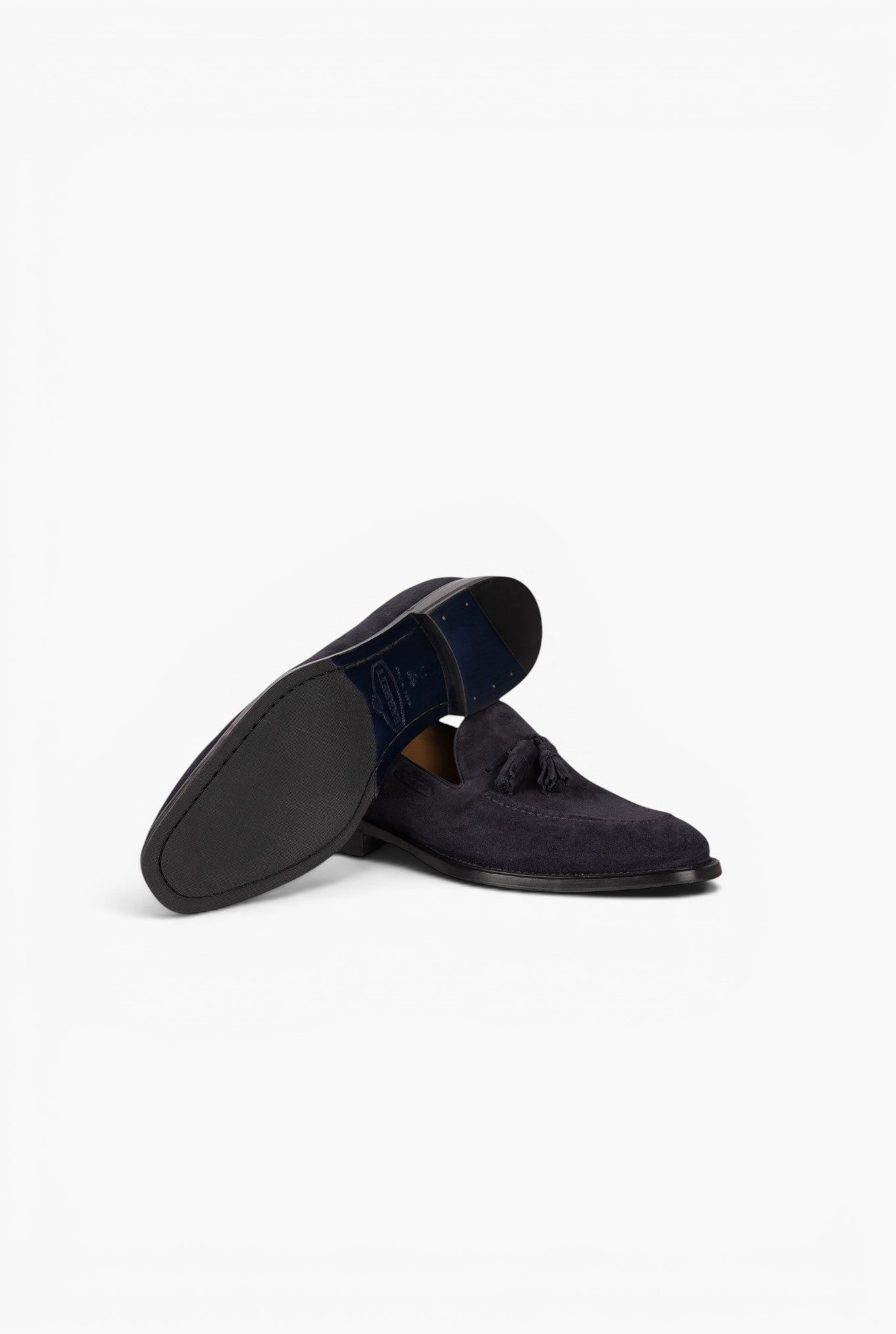 Mocassini Nappine Suede Blu Scuro BARRETT