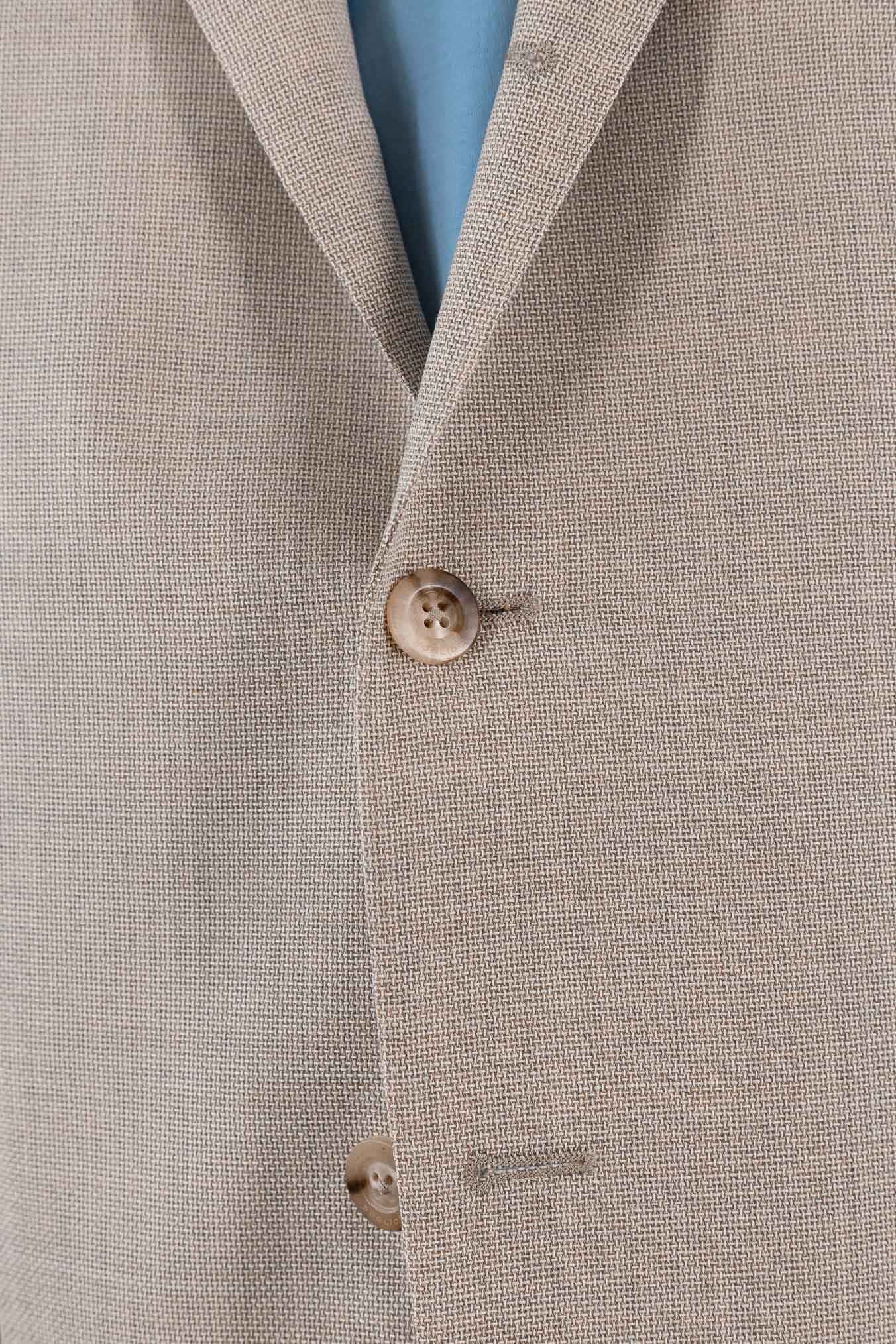 BOGLIOLI Giacca "K-Jacket" Hopsack Fresco Lana Beige