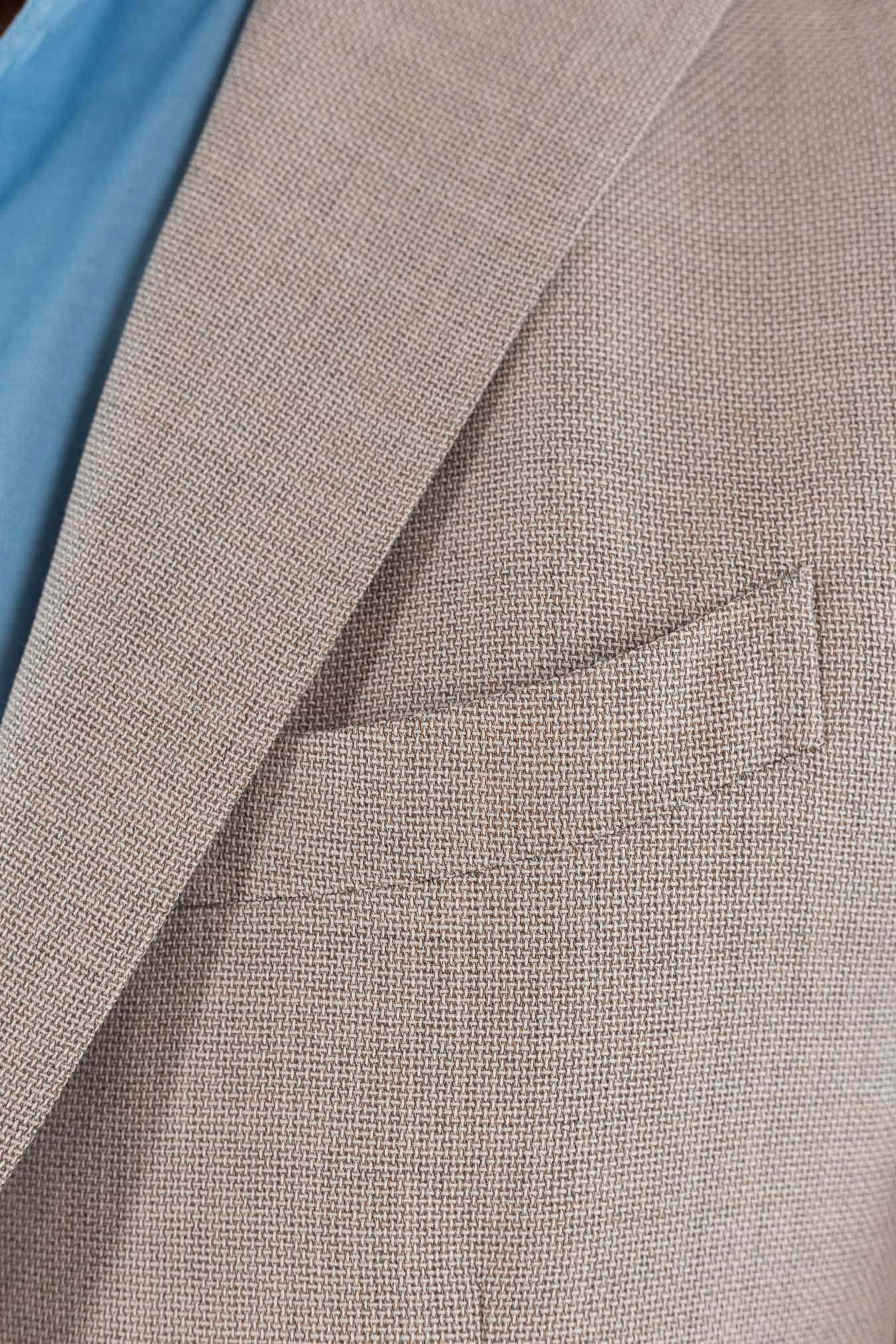 BOGLIOLI Giacca "K-Jacket" Hopsack Fresco Lana Beige