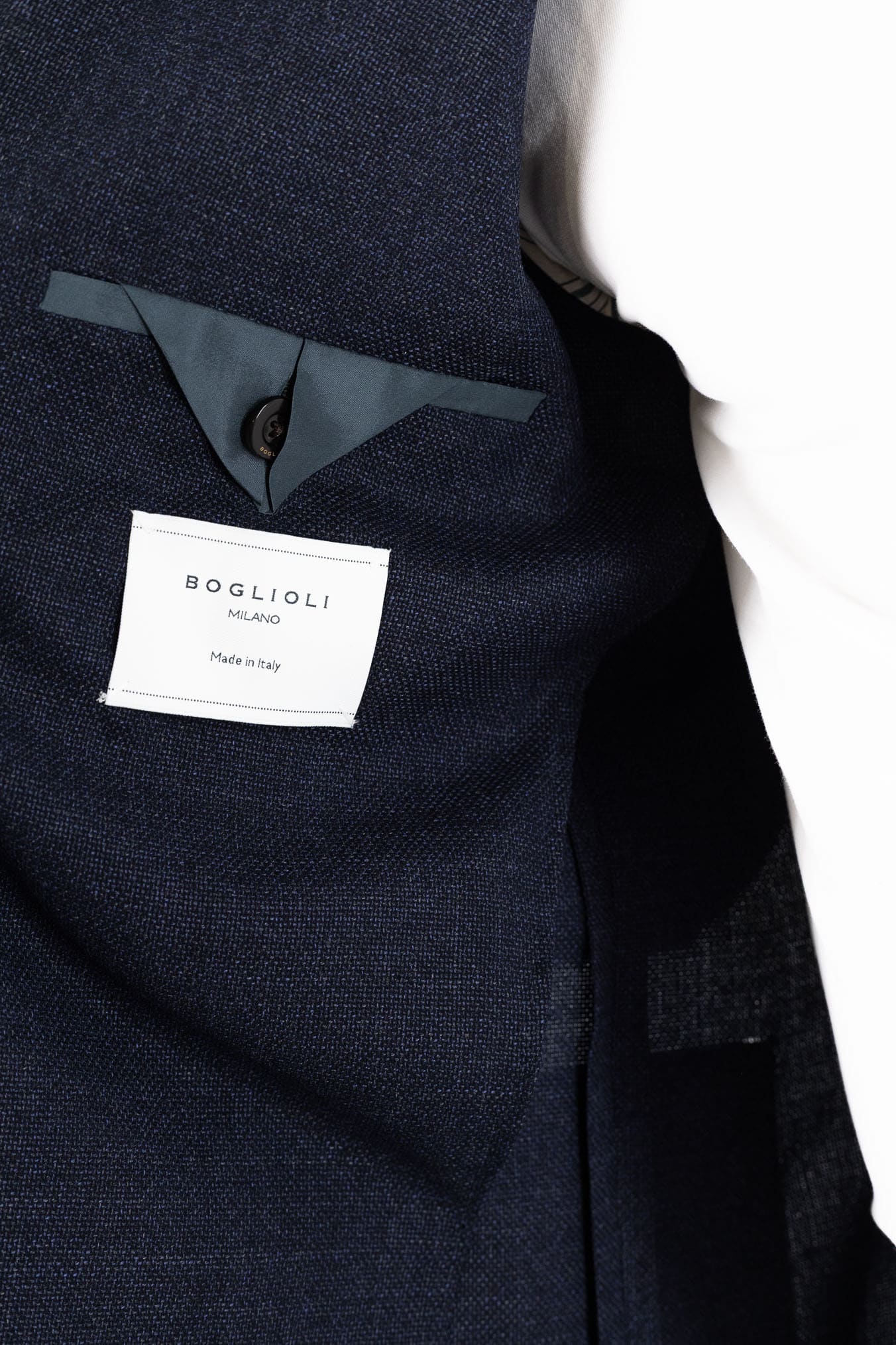 BOGLIOLI Giacca "K-Jacket" Hopsack Fresco Lana Blu