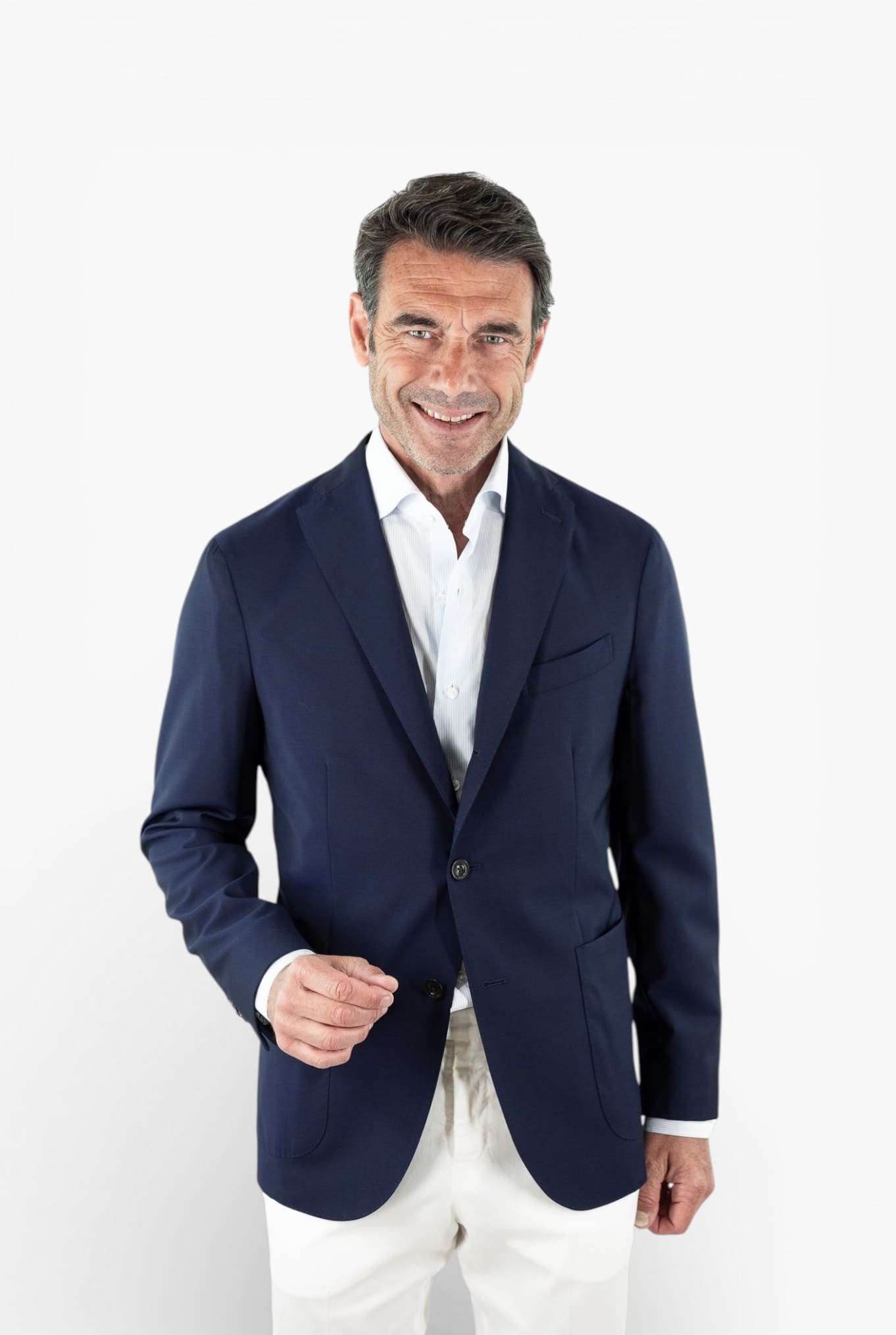 BOGLIOLI Giacca "K-Jacket" Fresco Lana Blu