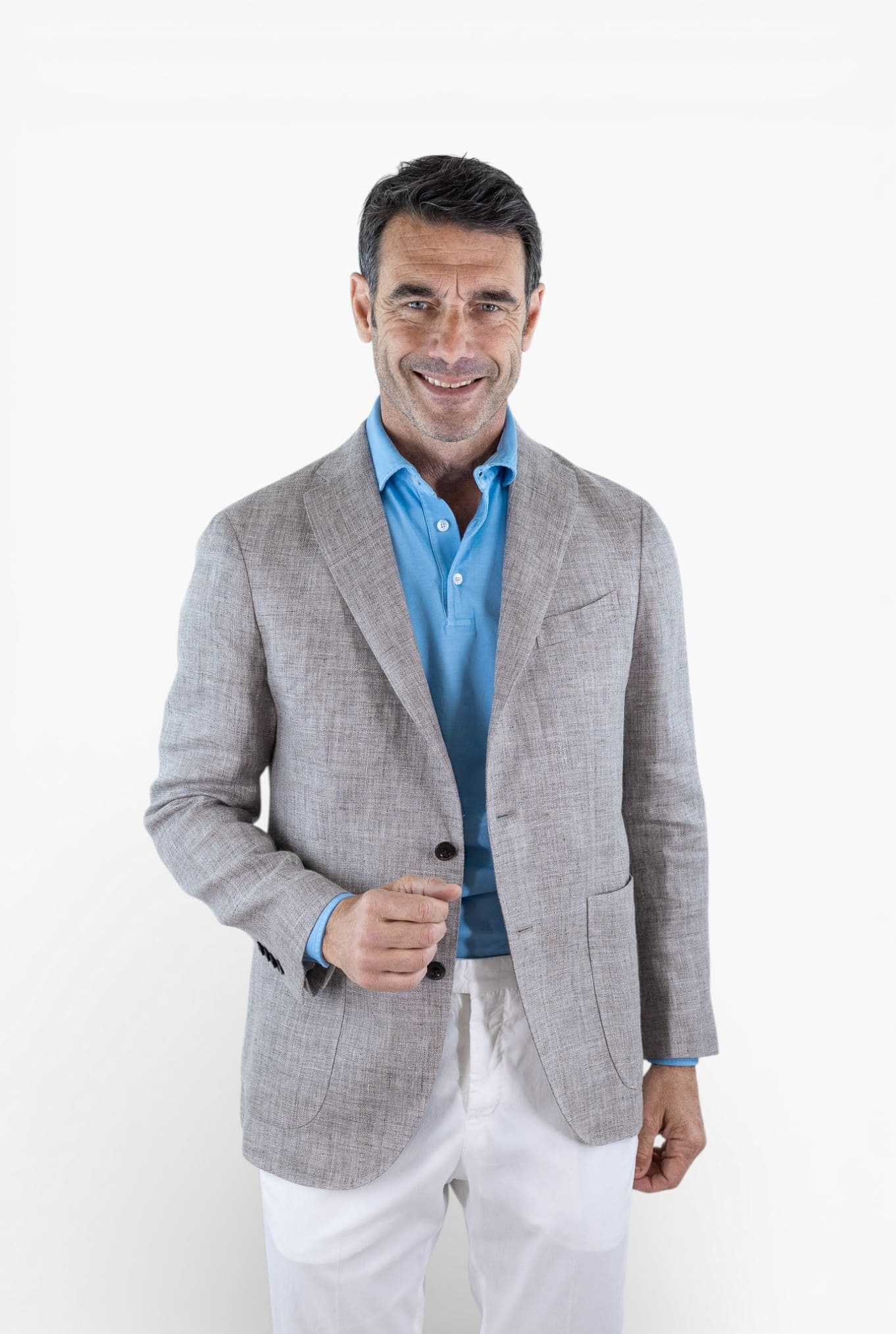 BOGLIOLI Giacca "K-Jacket" Lino Tortora