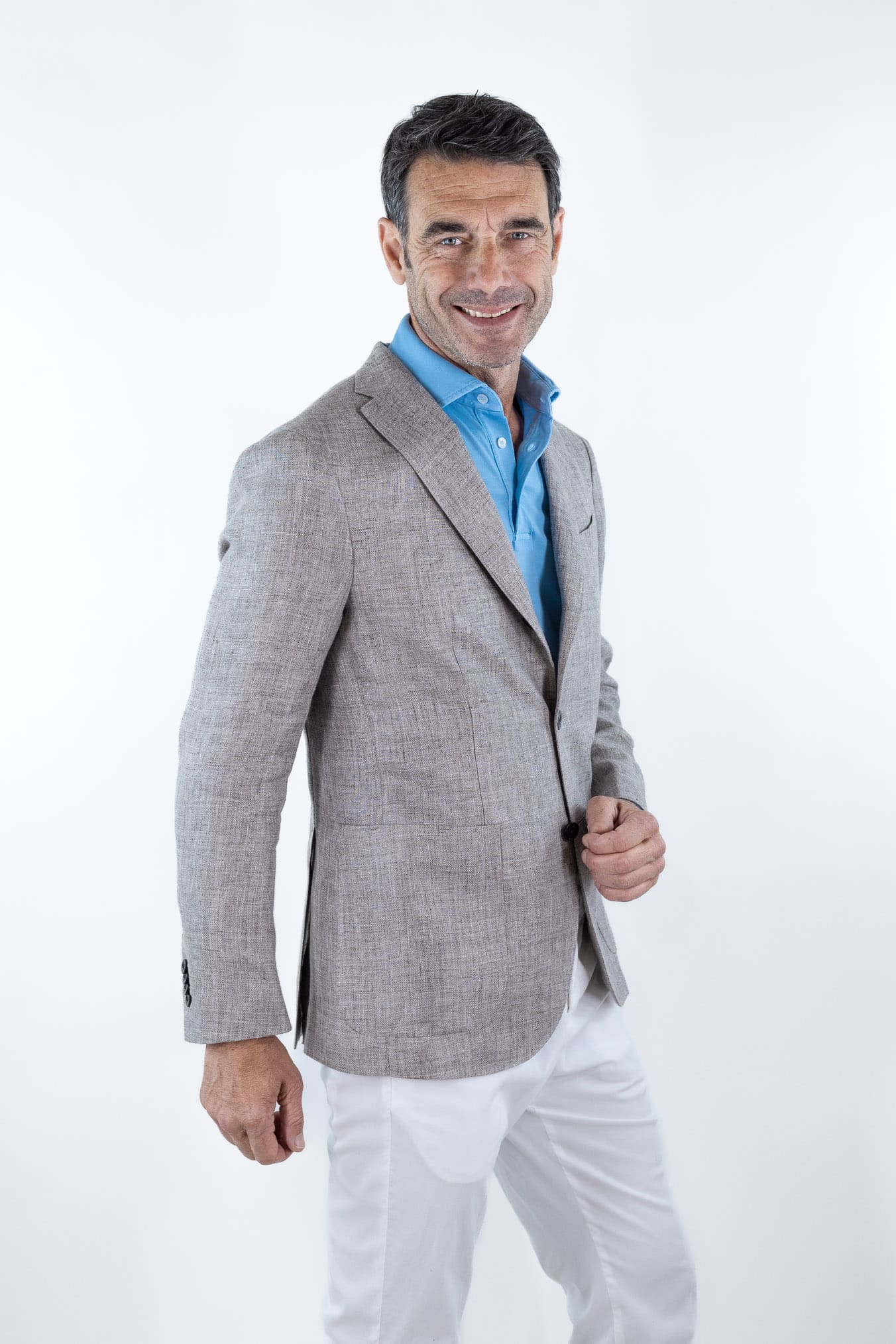 BOGLIOLI Giacca "K-Jacket" Lino Tortora