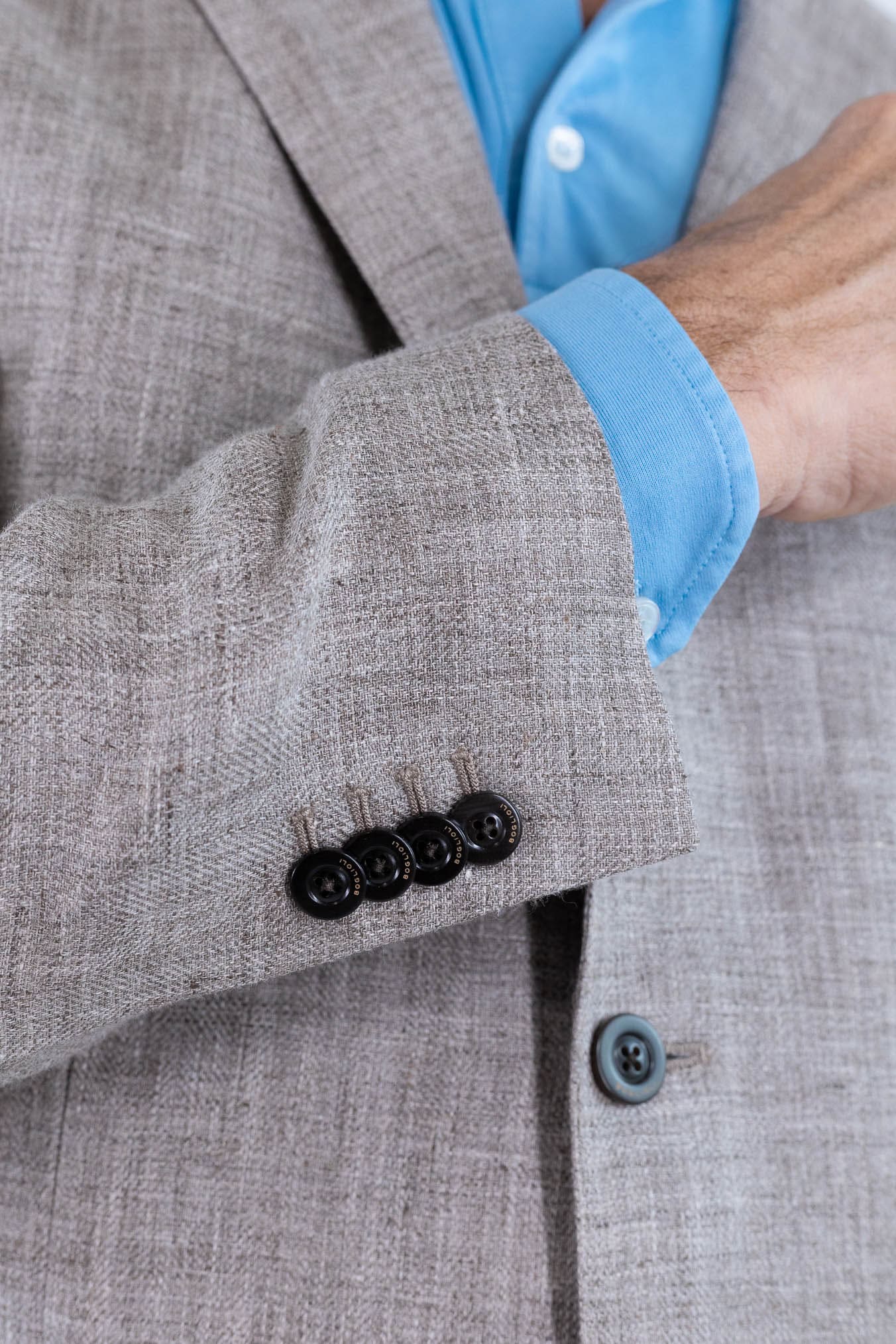 BOGLIOLI Giacca "K-Jacket" Lino Tortora