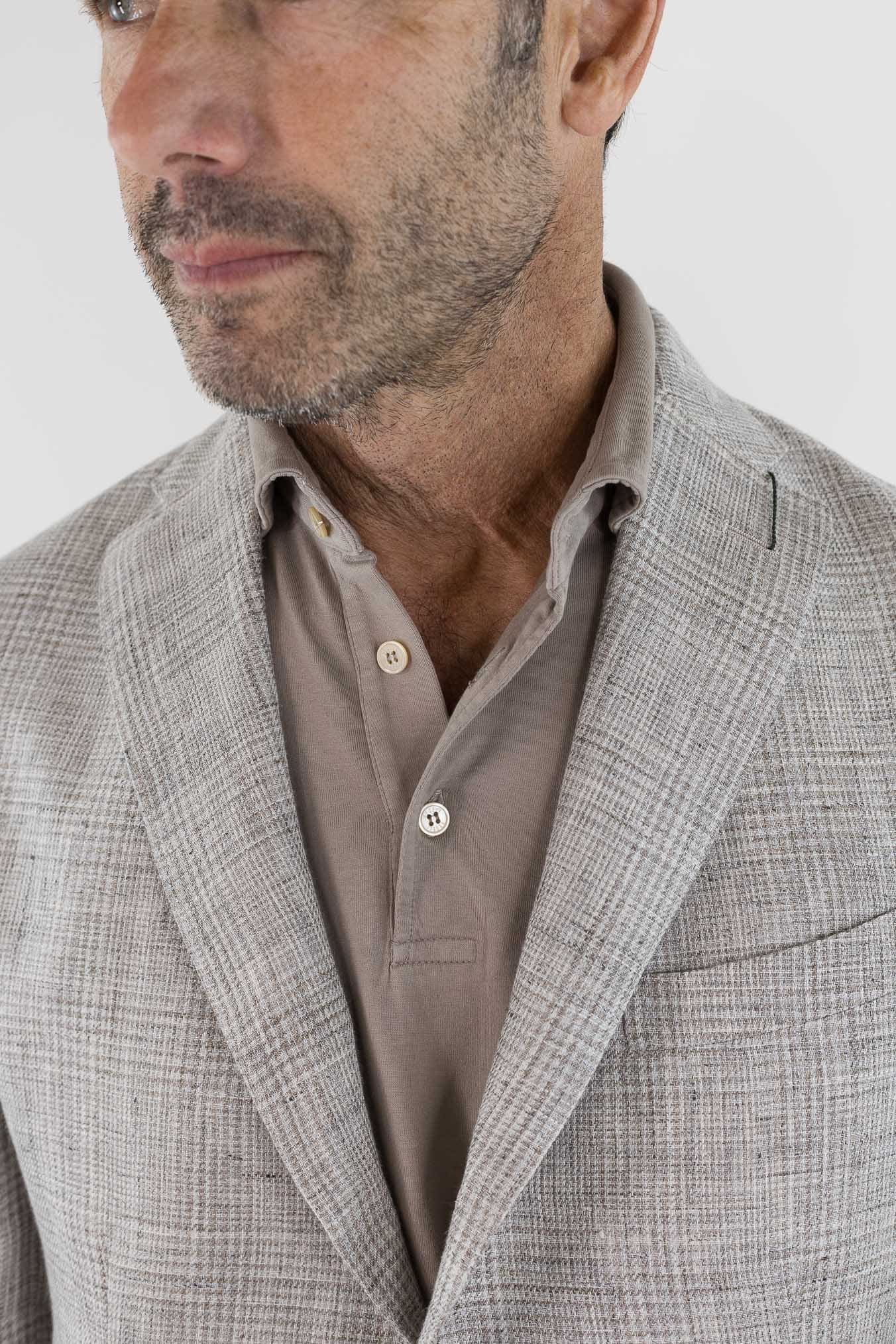 BOGLIOLI Giacca "K-Jacket" Principe Galles Tortora