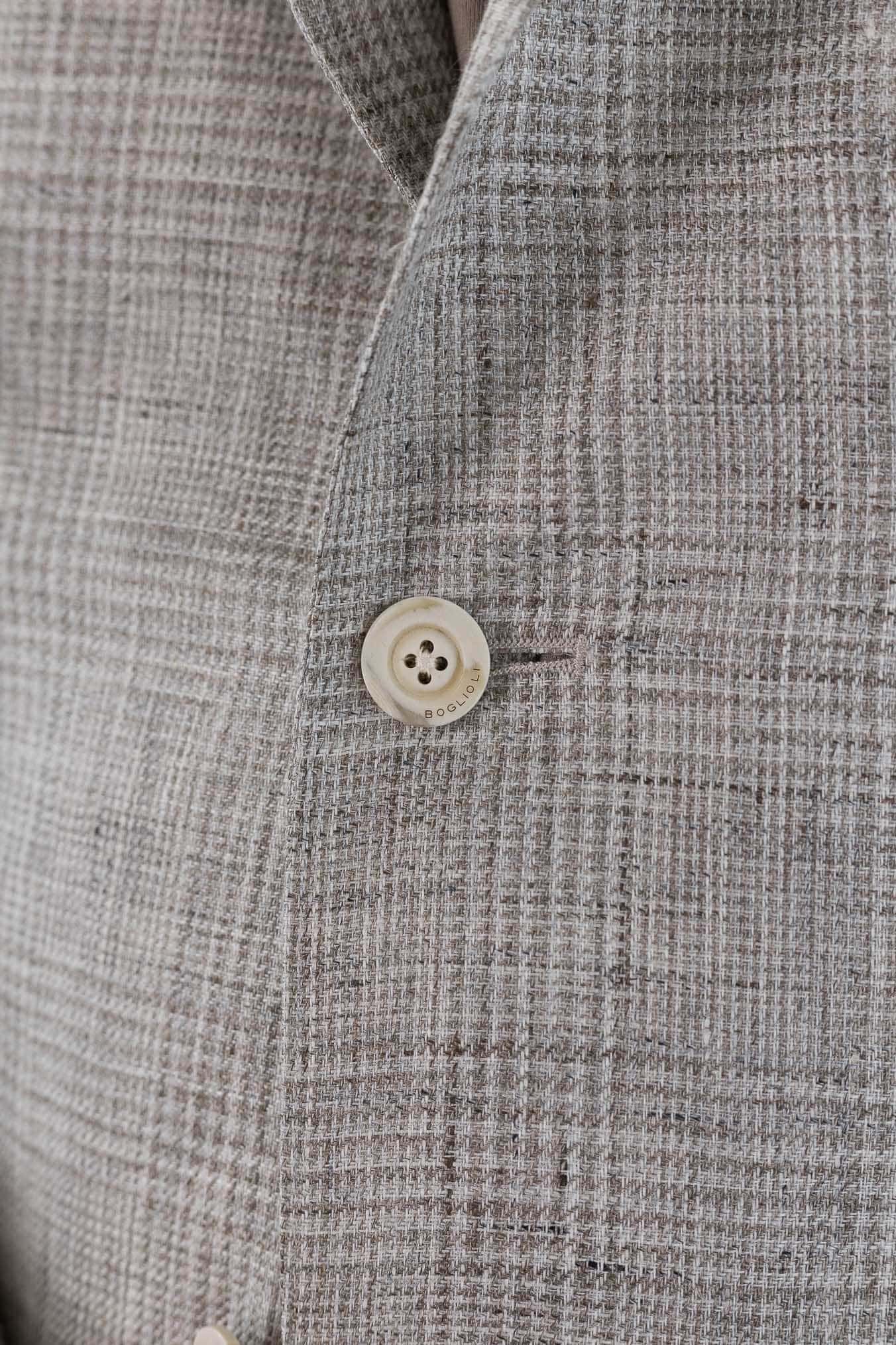 BOGLIOLI Giacca "K-Jacket" Principe Galles Tortora