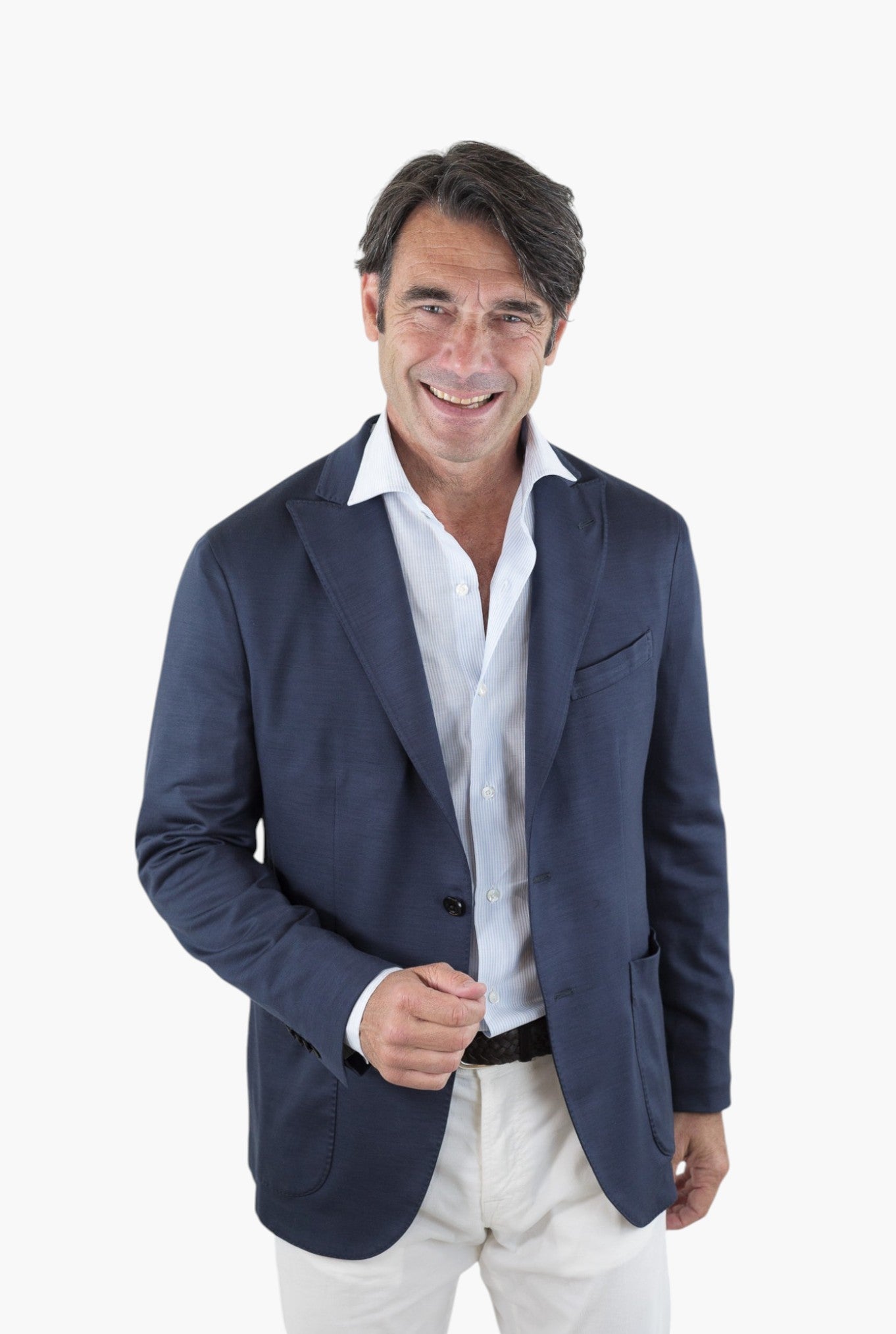 BOGLIOLI Giacca K-Jacket Lana Washed Blu