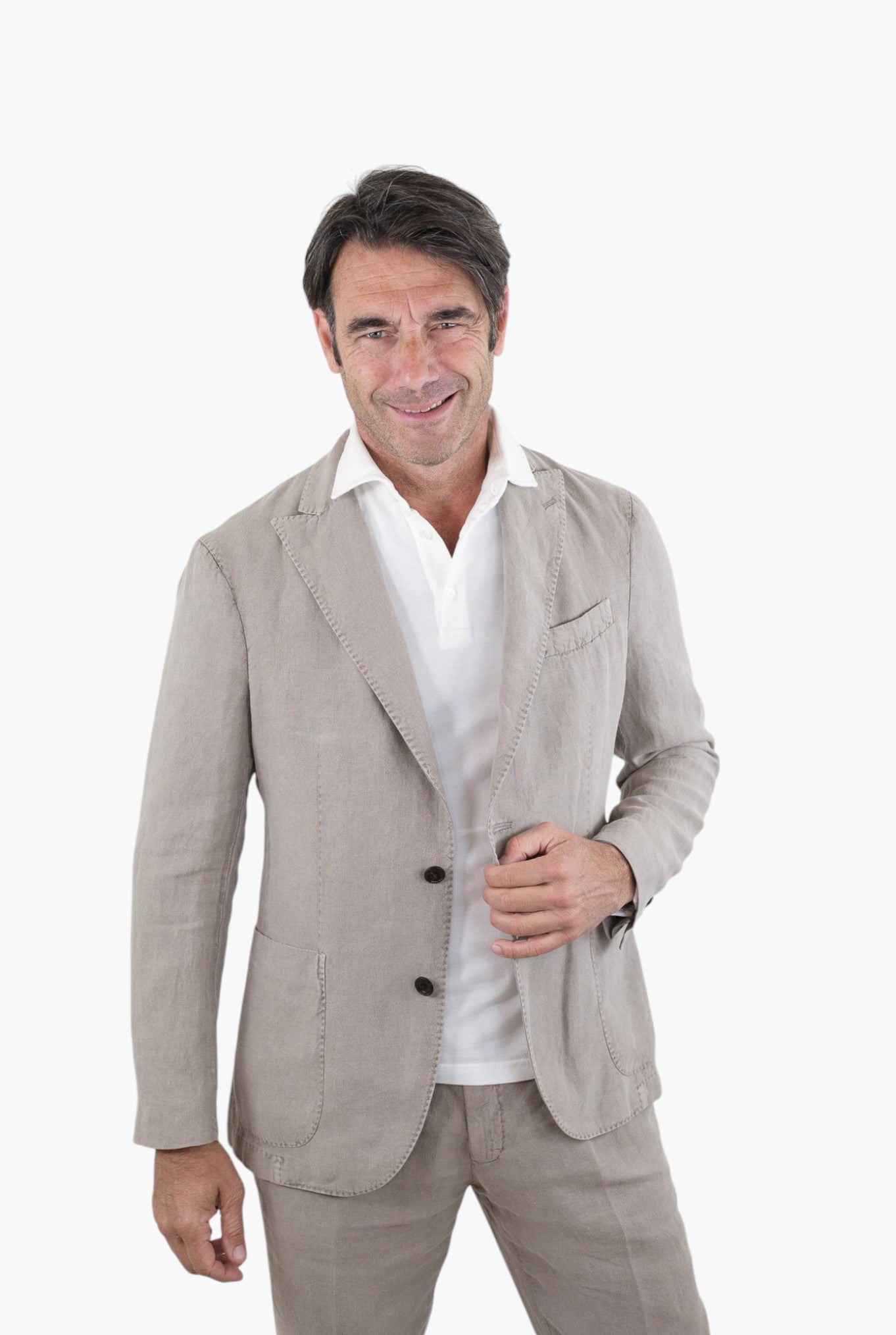 BOGLIOLI Abito K-Jacket Lino Washed Beige