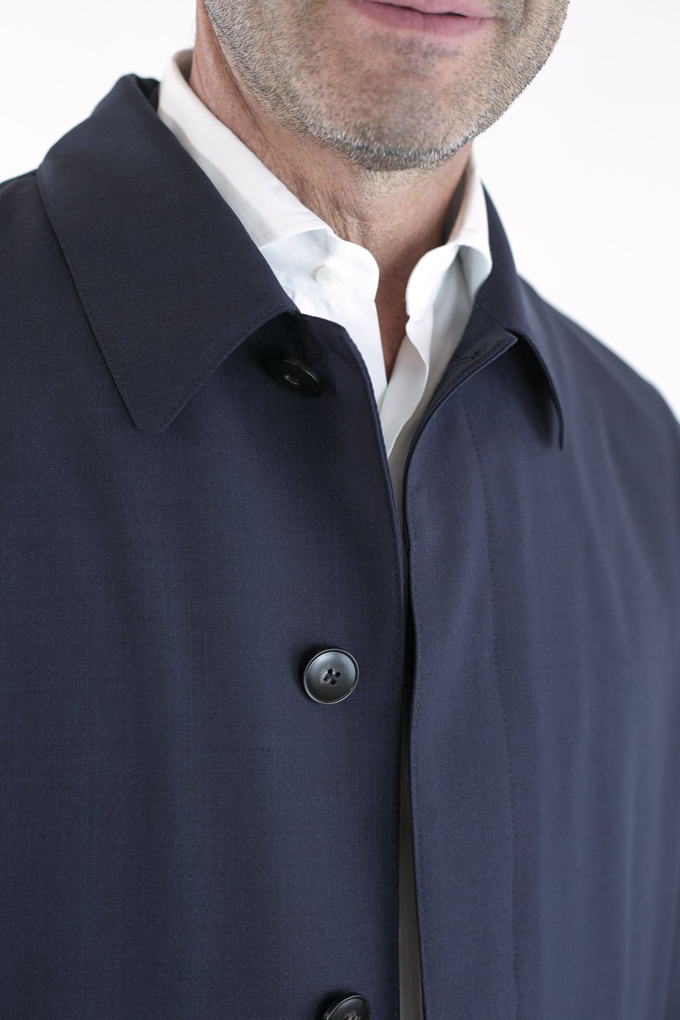 CANALI Spolverino Superlight Antigoccia Blu