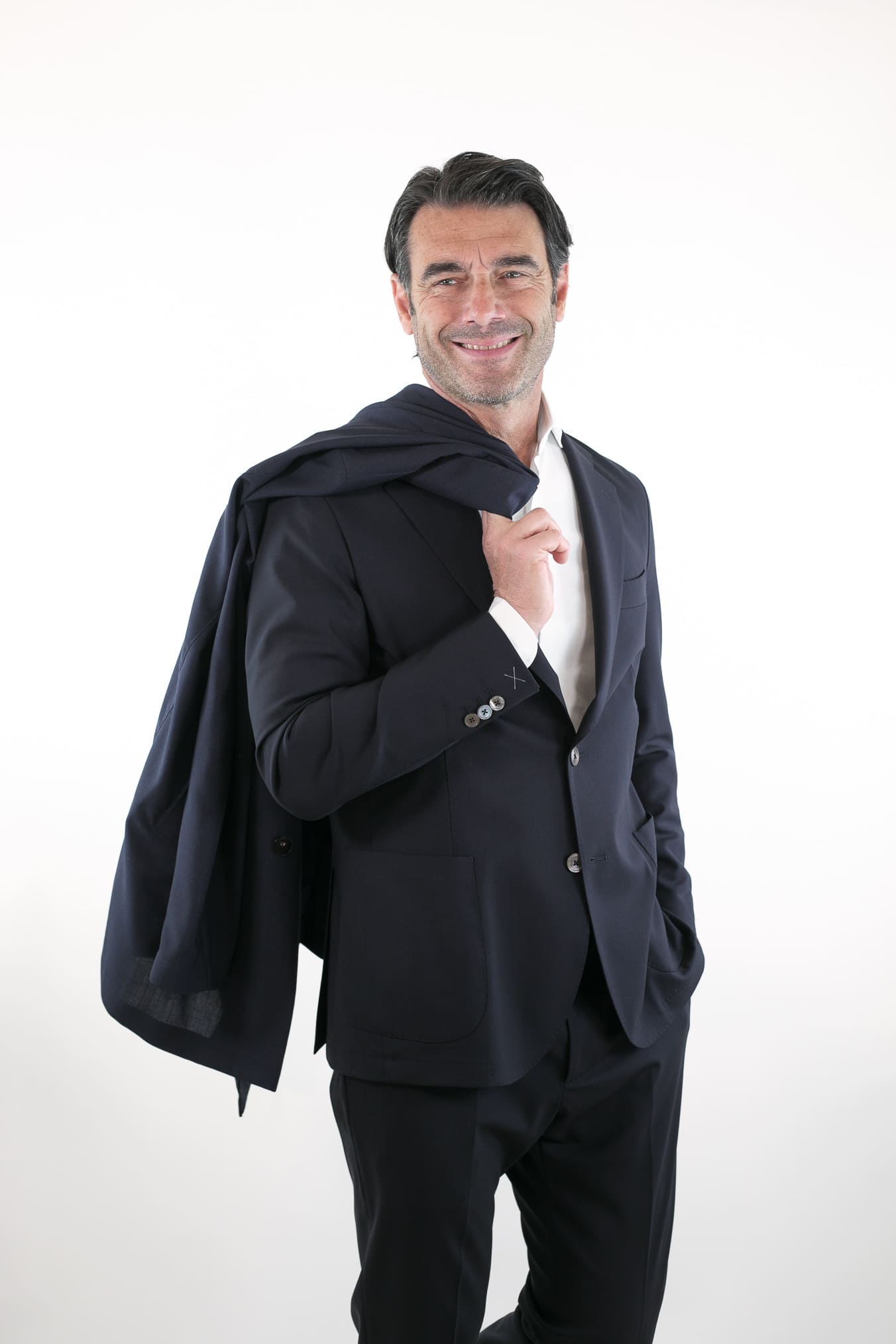 CANALI Spolverino Superlight Antigoccia Blu