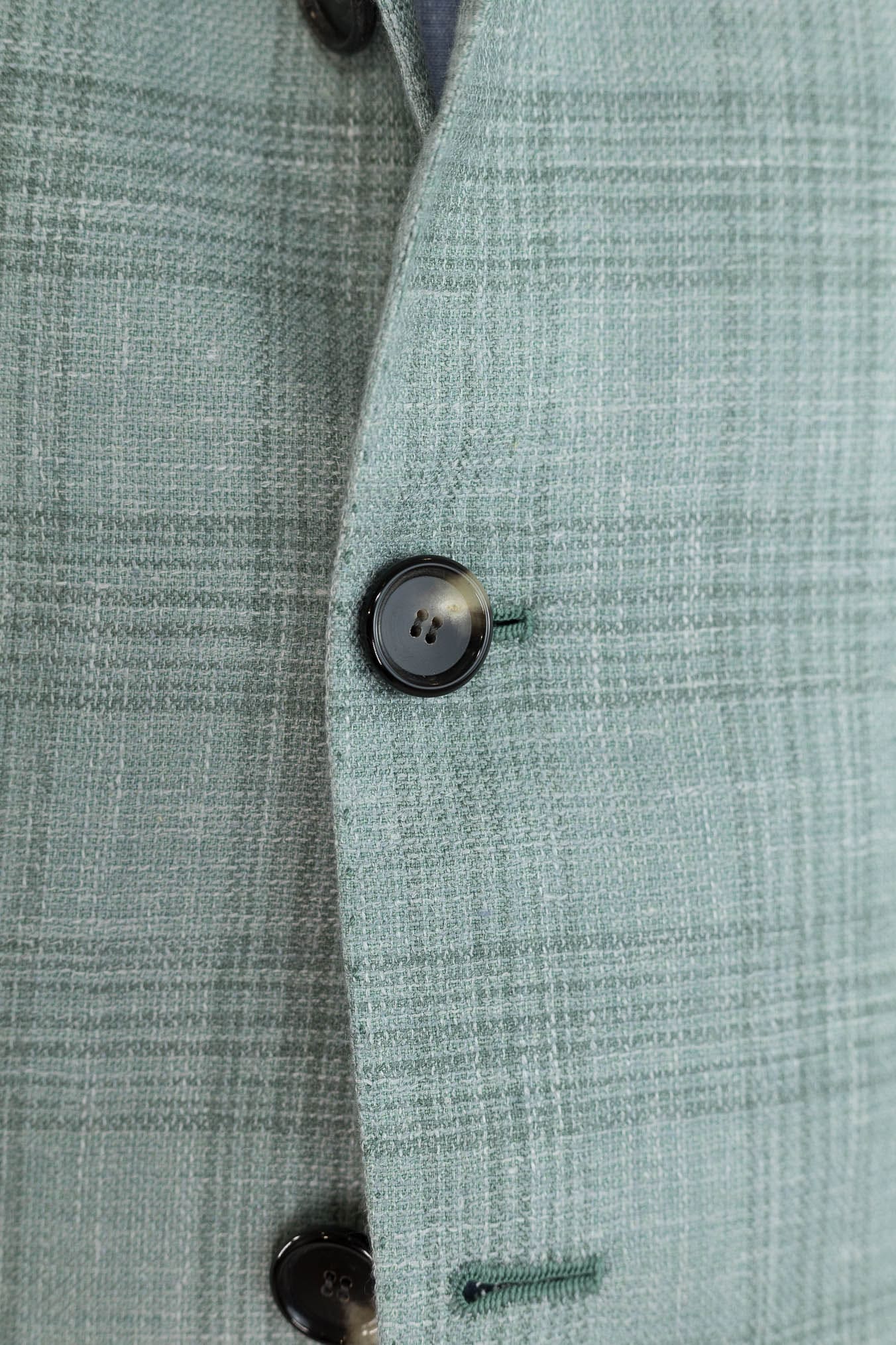 CESARE ATTOLINI Giacca Principe di Galles Verde