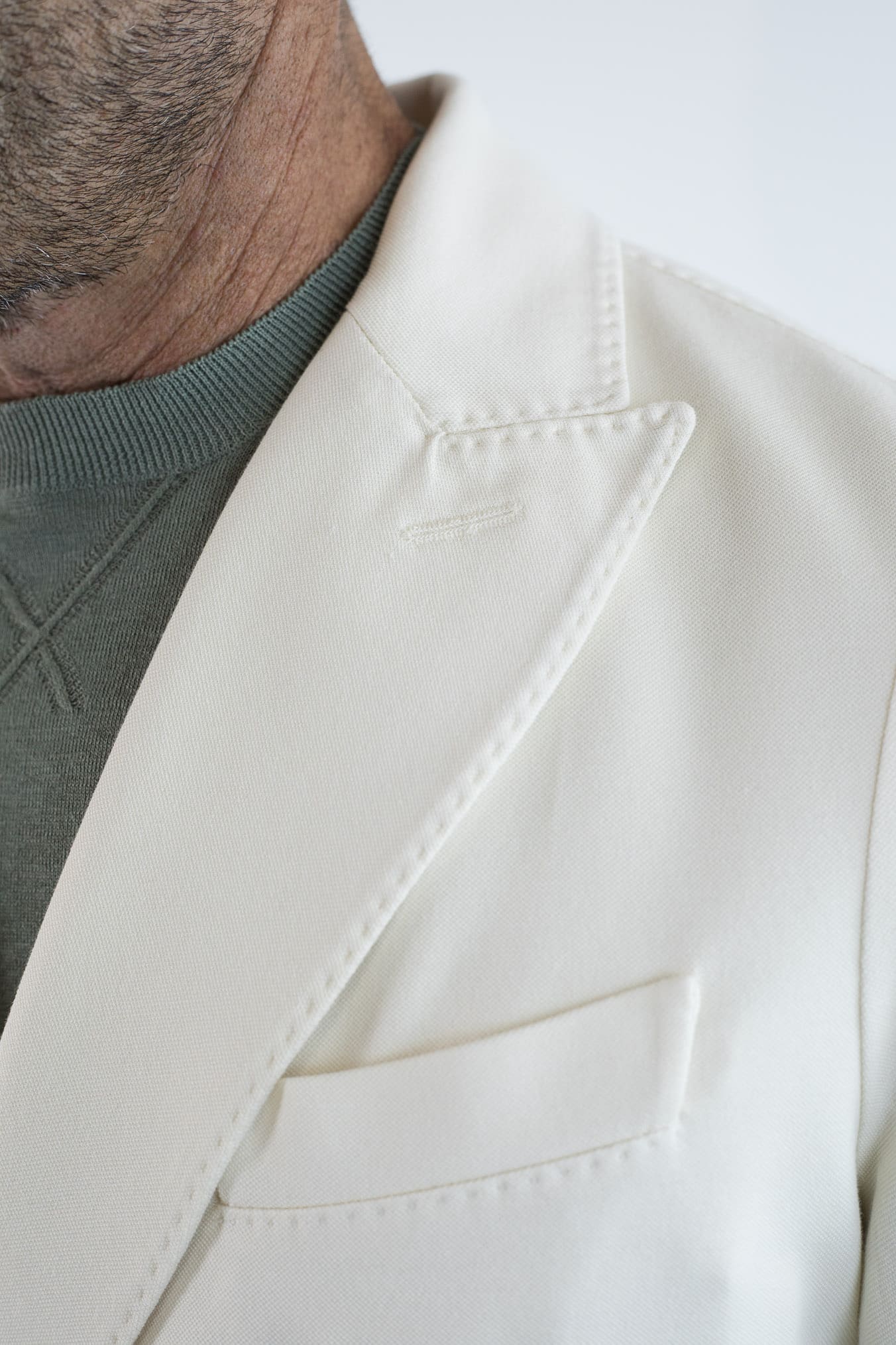 CIRCOLO 1901 Giacca Doppiopetto Cotone Piquet Bianco