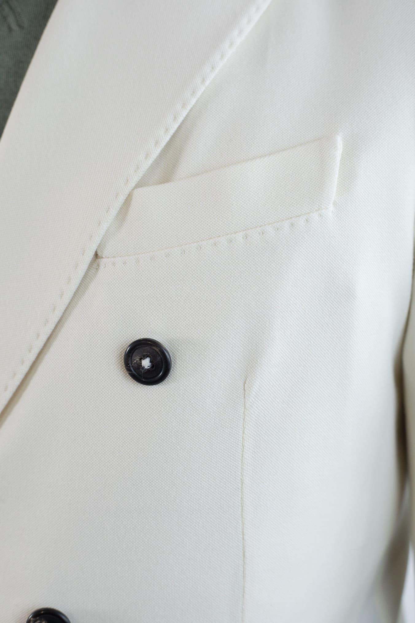 CIRCOLO 1901 Giacca Doppiopetto Cotone Piquet Bianco