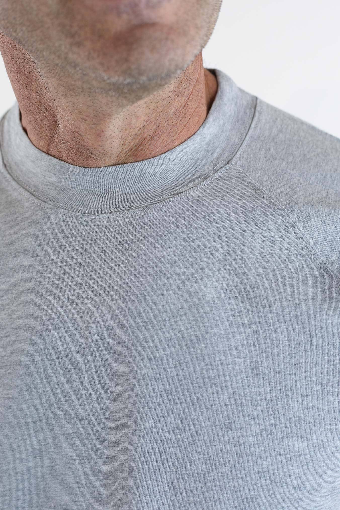 CIRCOLO 1901 T-Shirt Maniche Corte Raglan Cotone Grigio