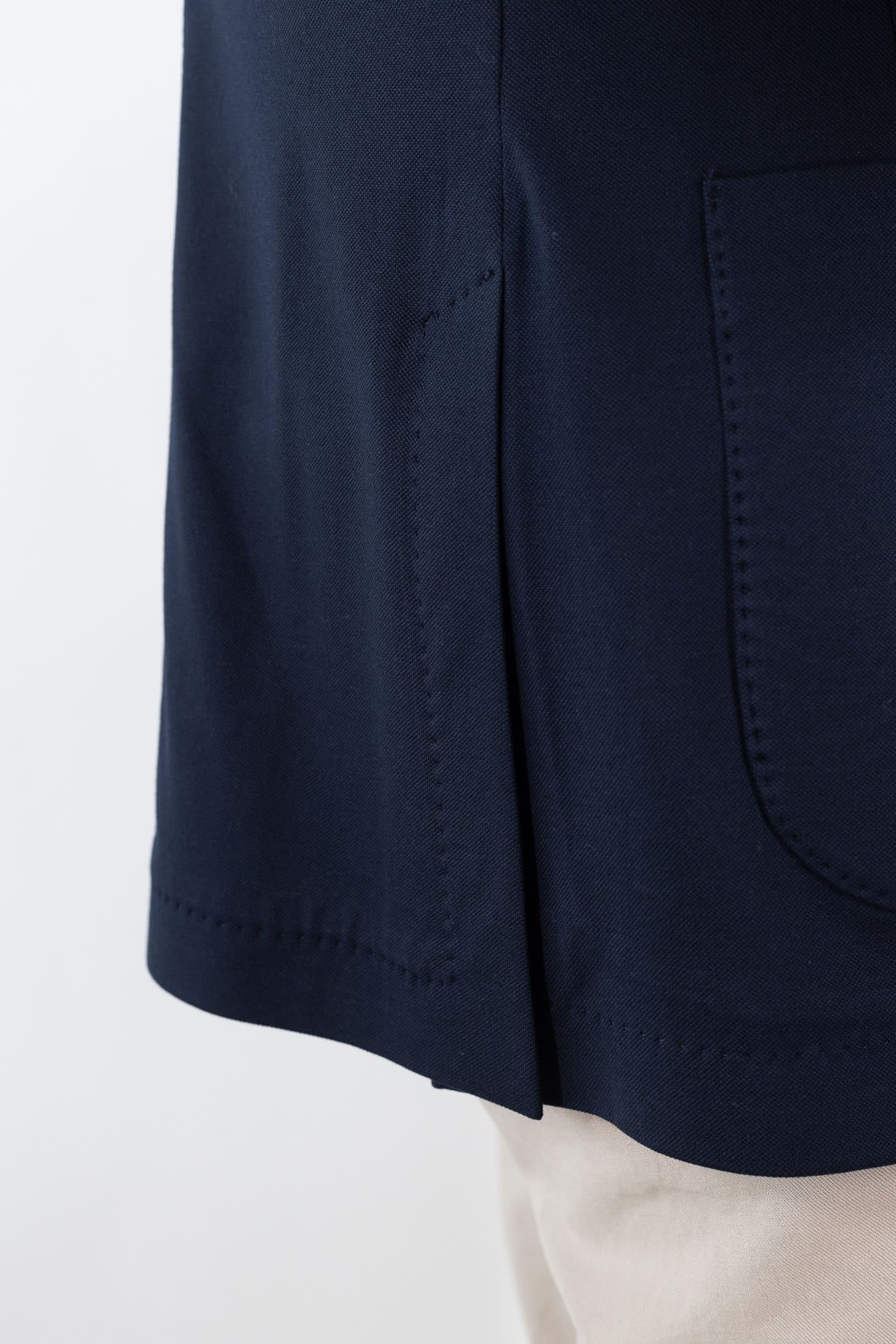 CIRCOLO 1901 Giacca Doppiopetto Jersey Cotone Blu