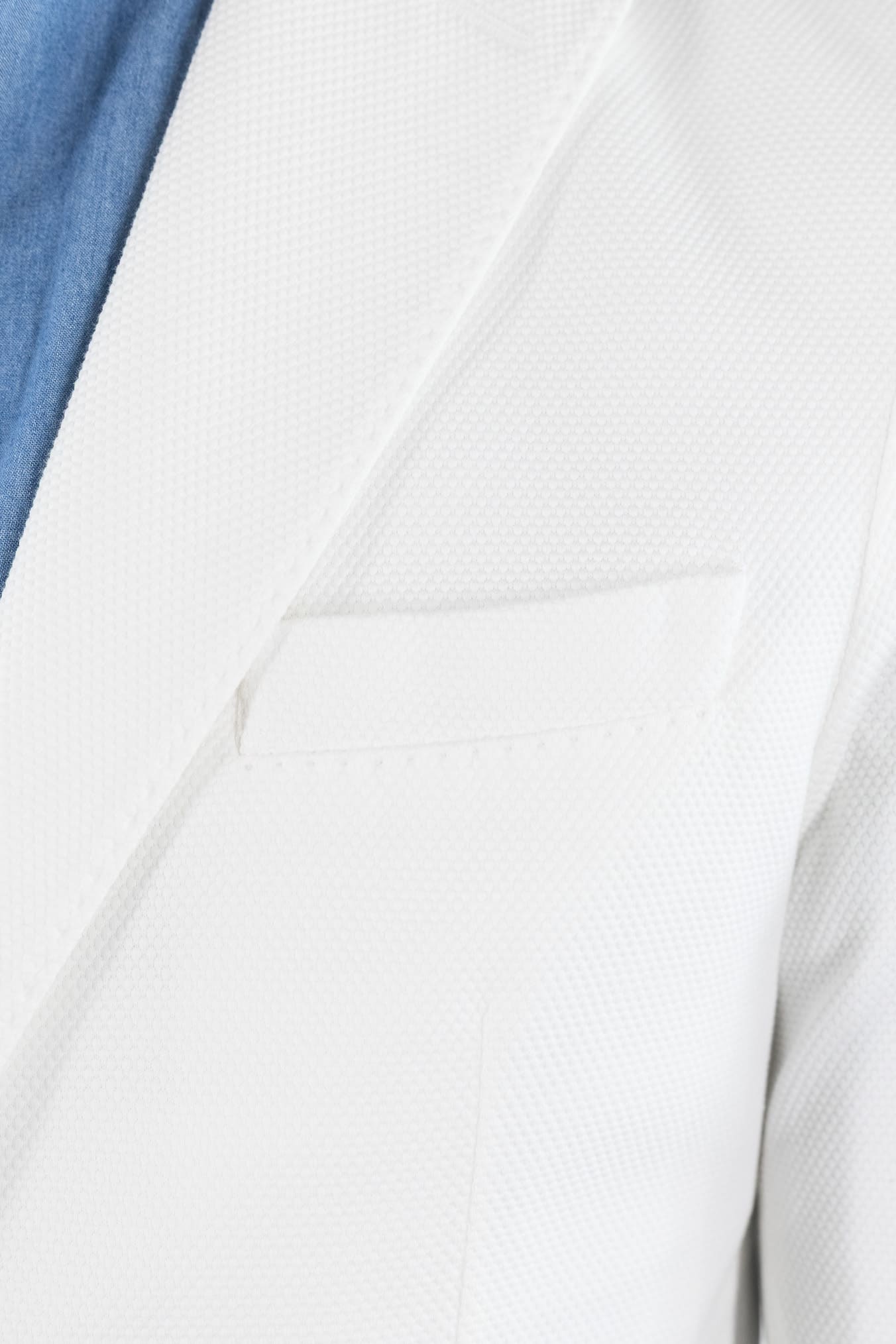 CIRCOLO 1901 Giacca Jersey Cotone Piquet Bianco