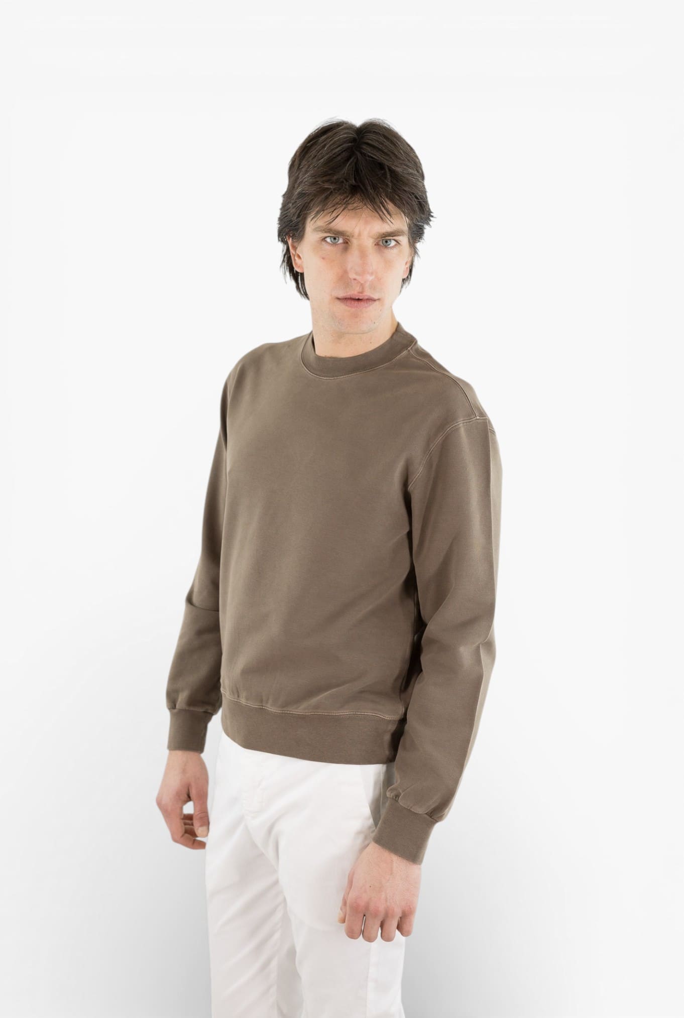 CIRCOLO 1901 Felpa Jersey Cotone Moro