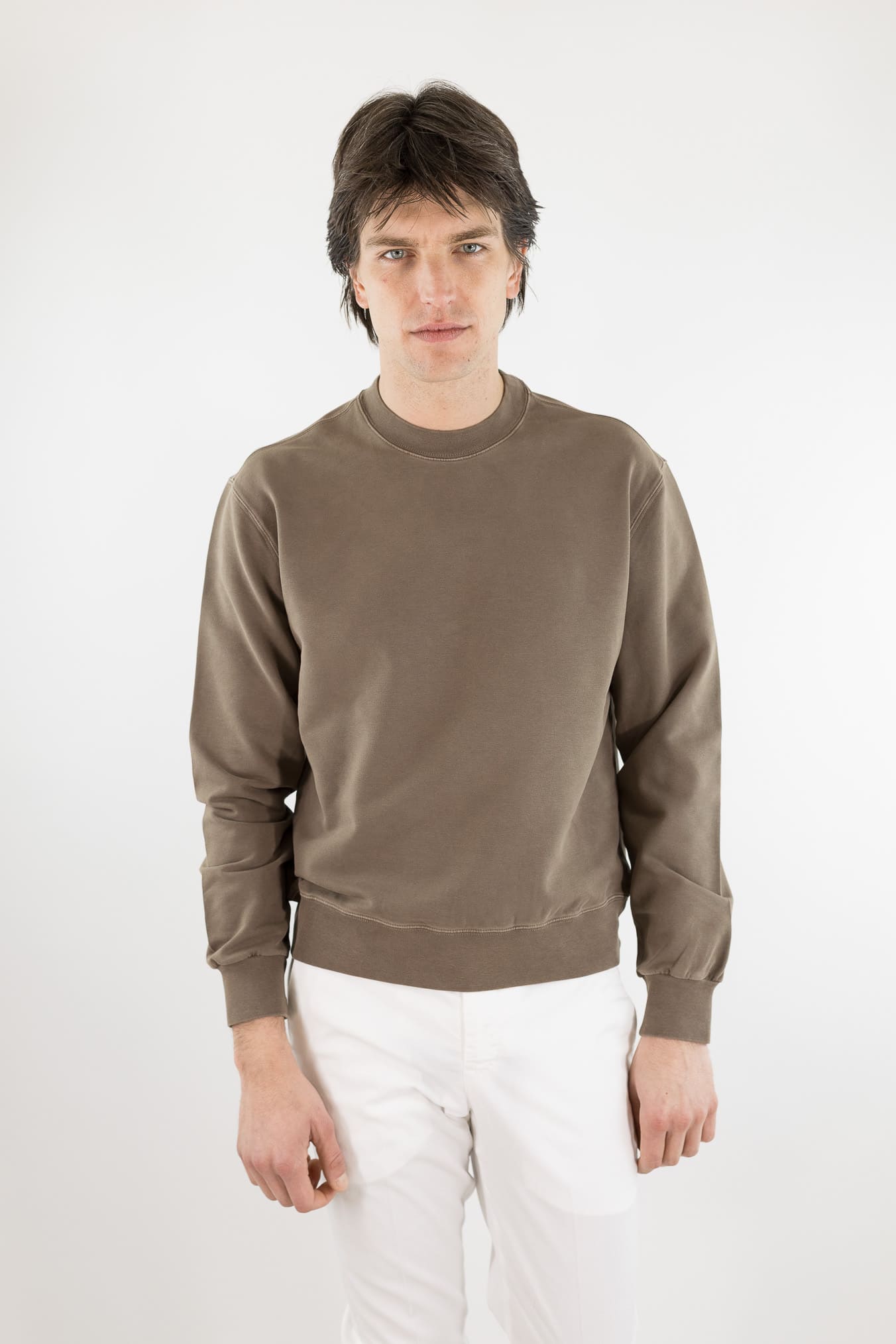 CIRCOLO 1901 Felpa Jersey Cotone Moro
