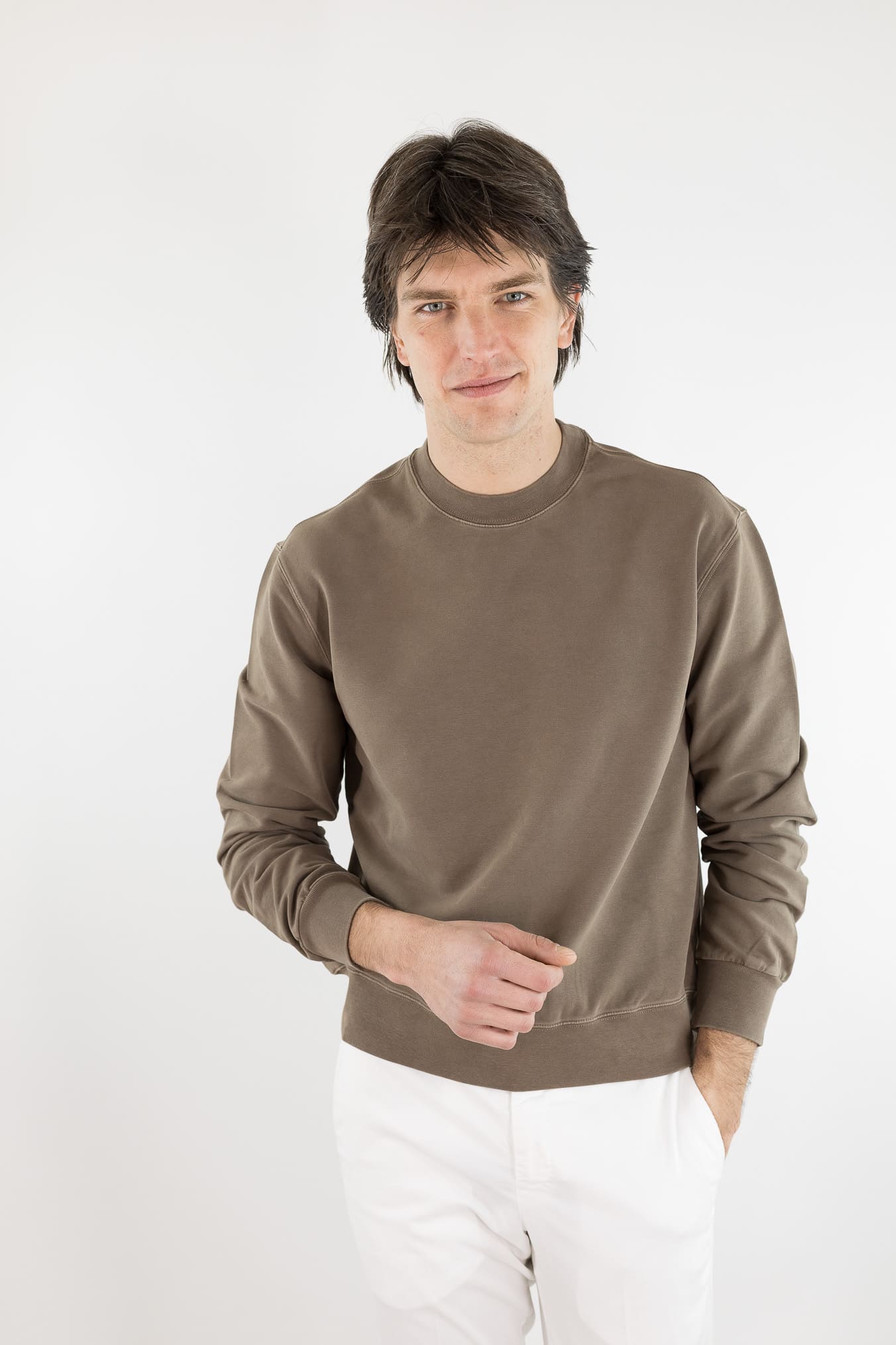 CIRCOLO 1901 Felpa Jersey Cotone Moro