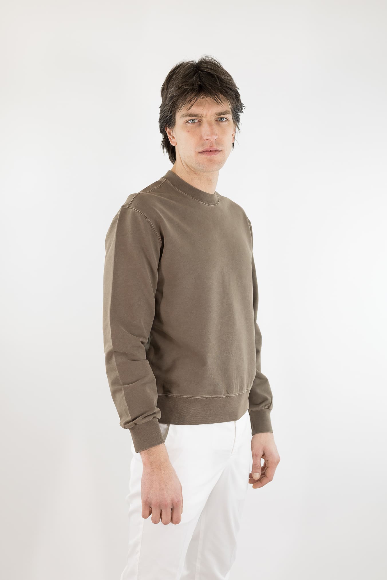 CIRCOLO 1901 Felpa Jersey Cotone Moro