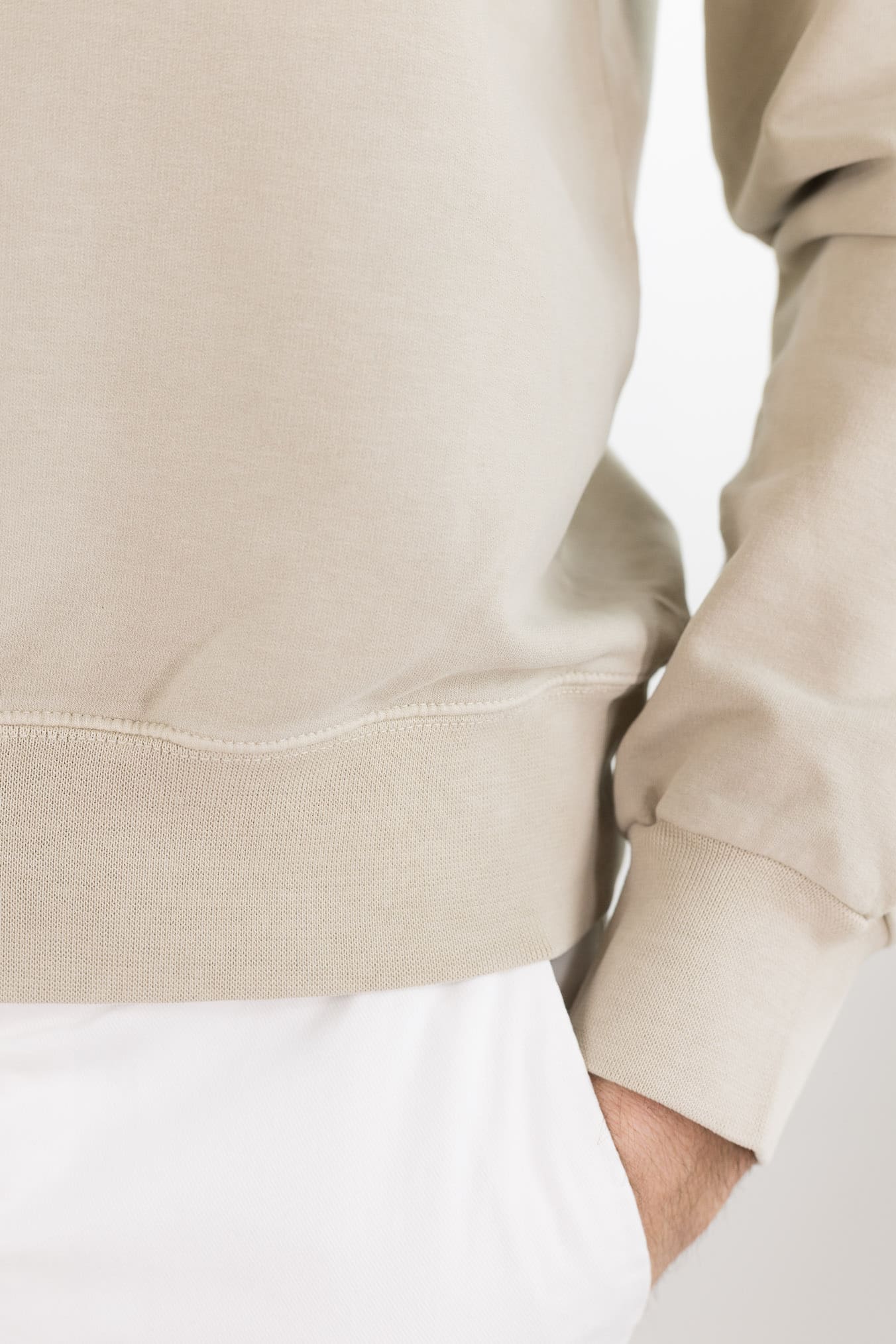 CIRCOLO 1901 Felpa Jersey Cotone Beige