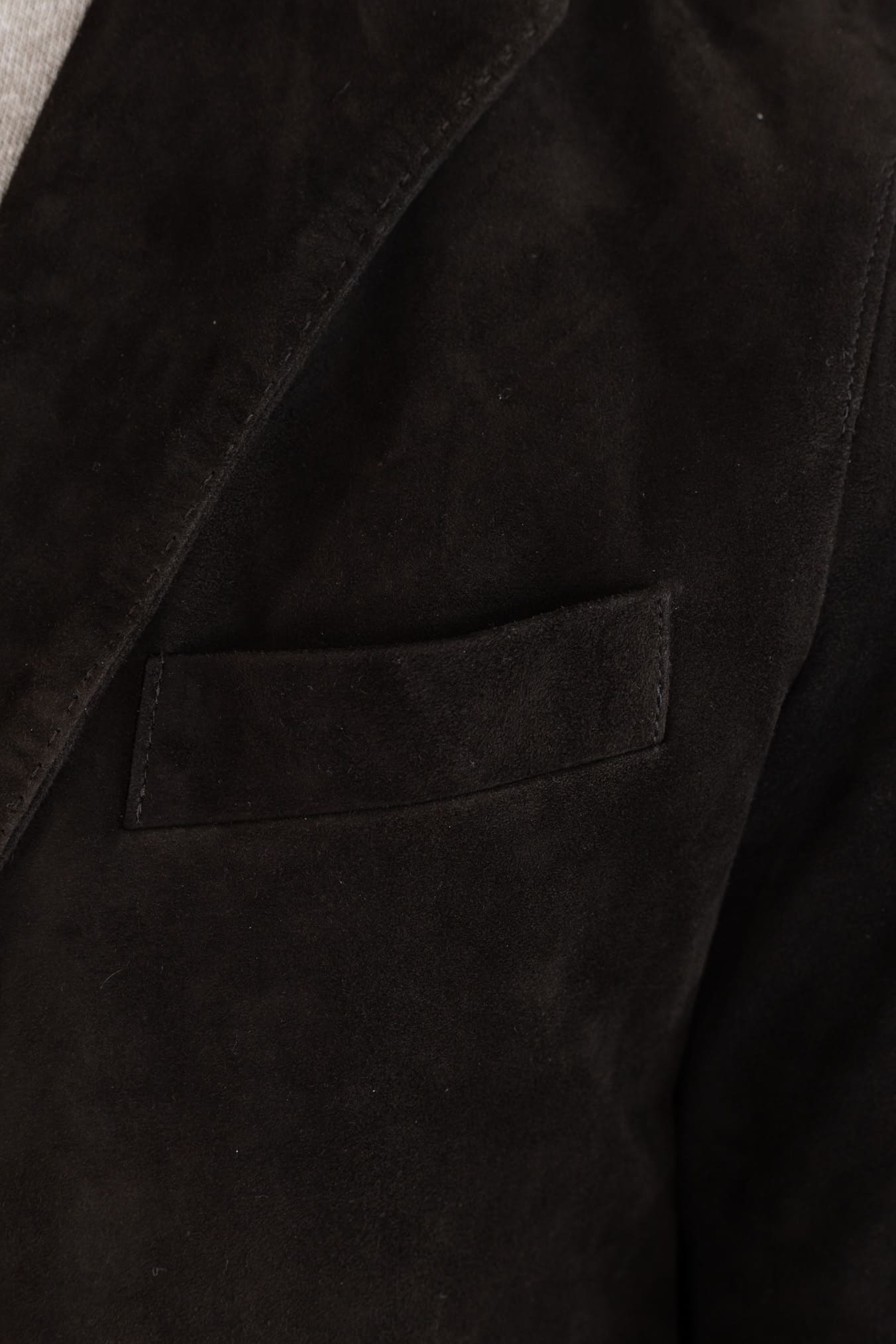 CONTRASTWAY Giacca Blazer Suede Light Wash Moro