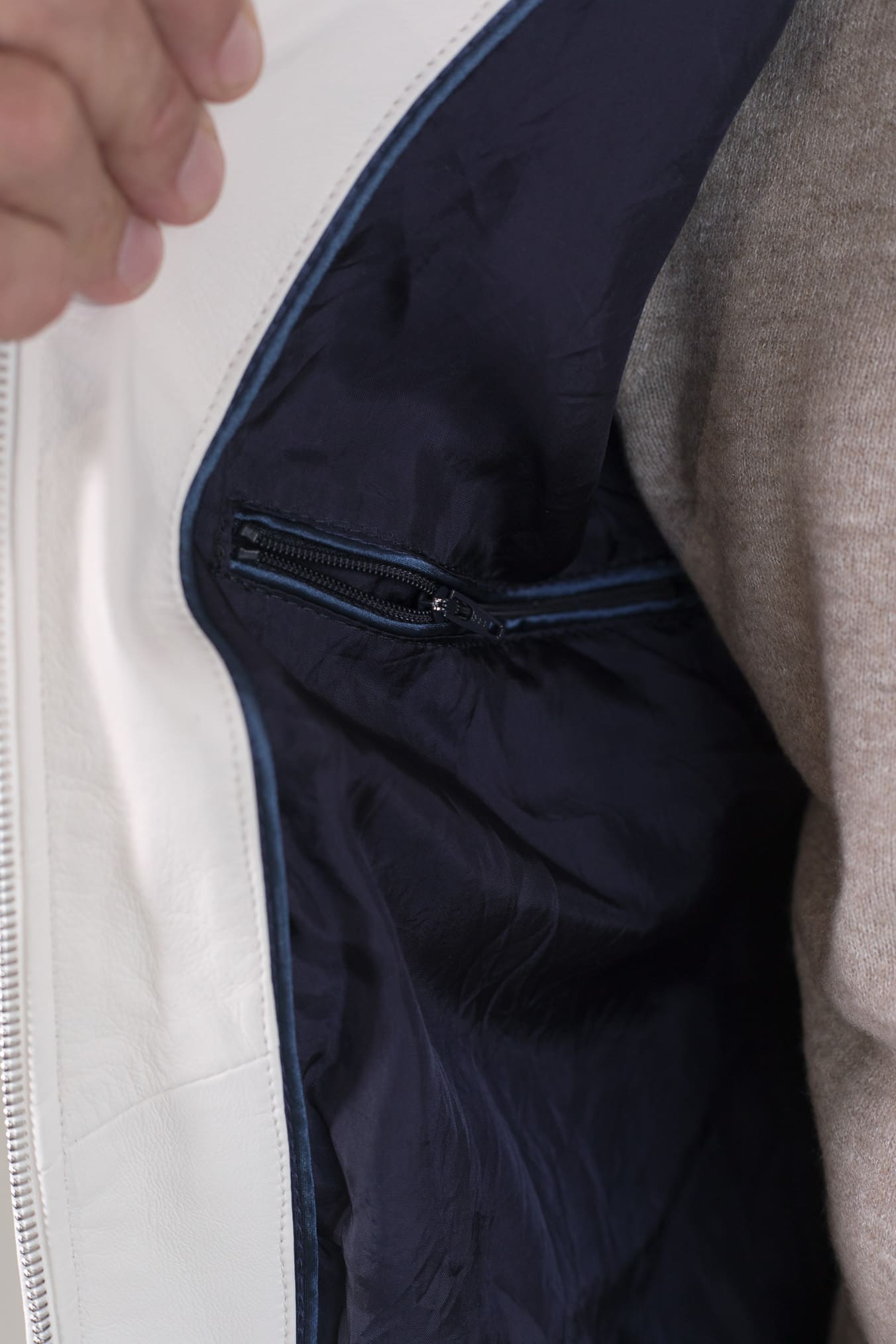 CONTRASTWAY Giubbotto Bio Skin Glove Bianco