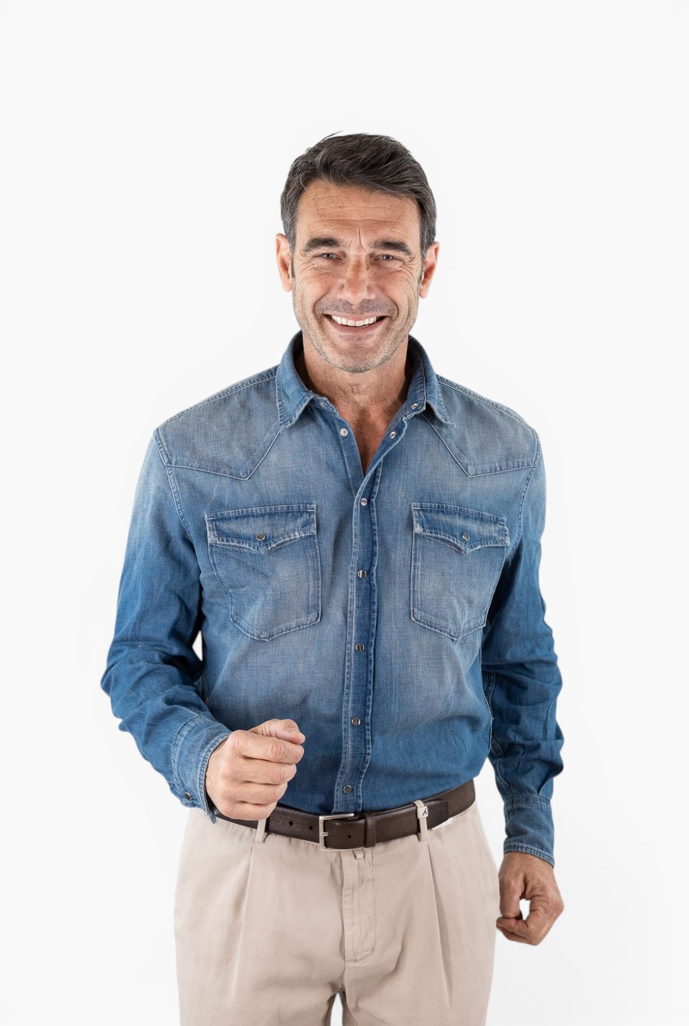 DONDUP Camicia Texana Denim
