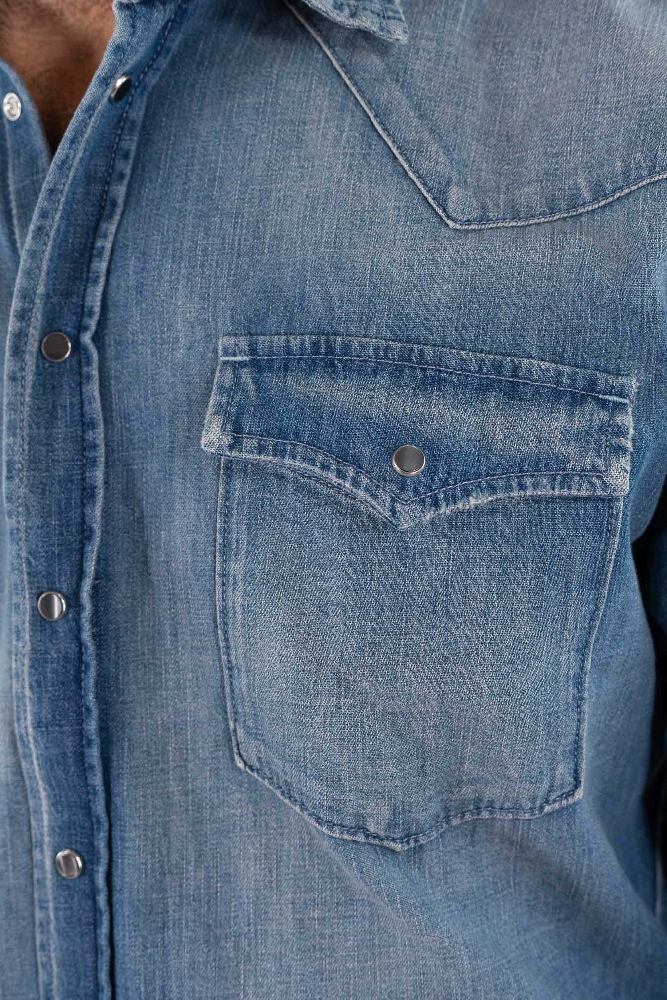 DONDUP Camicia Texana Denim