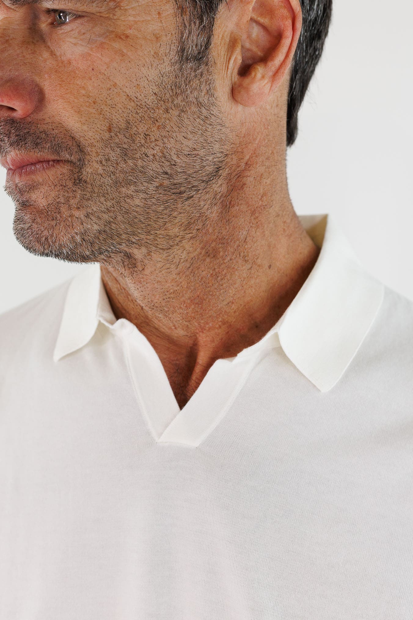 DRUMOHR Polo Cotone Frosted Superlight Bianco Latte