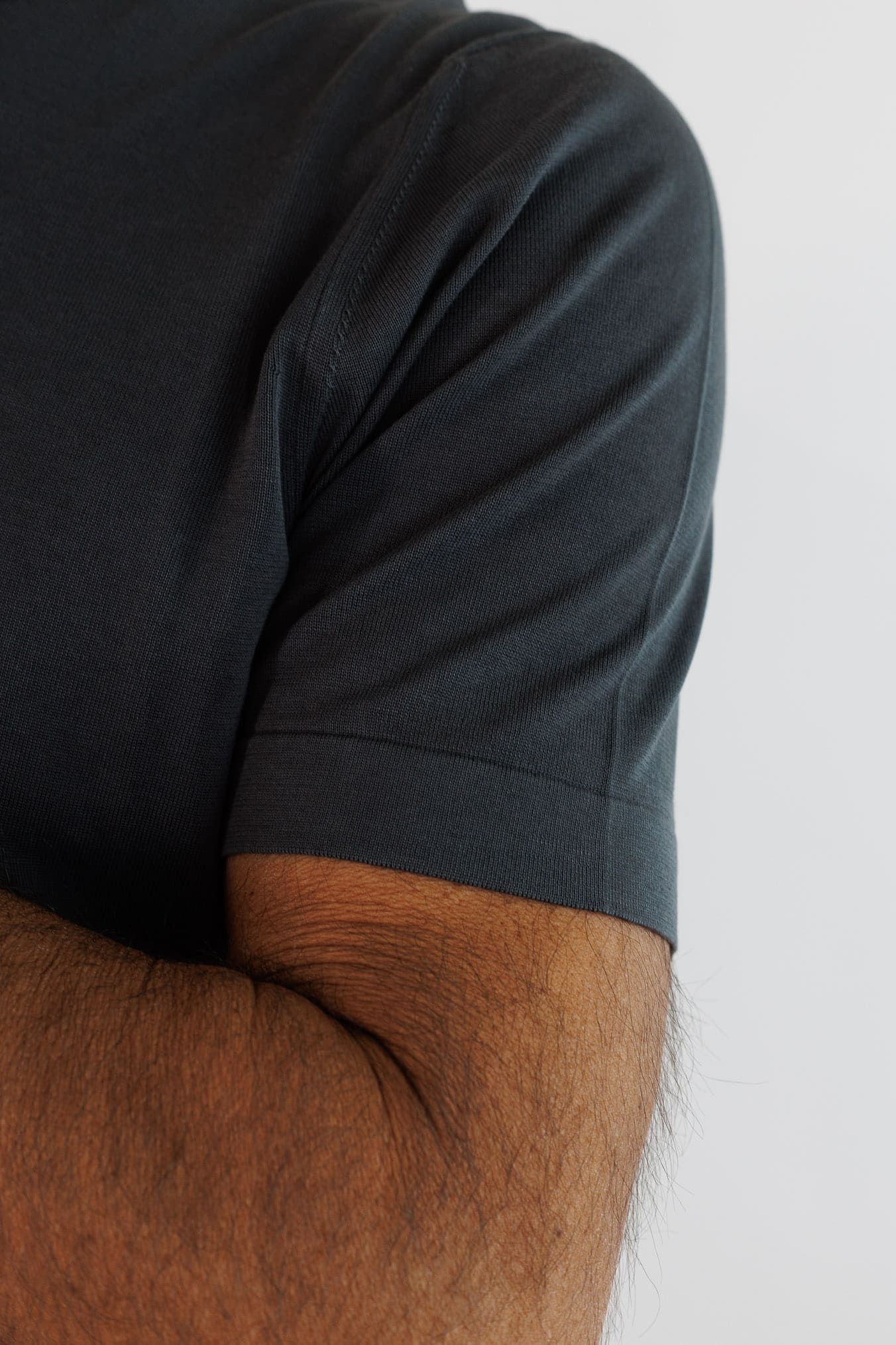 DRUMOHR Polo Cotone Frosted Superlight Nero