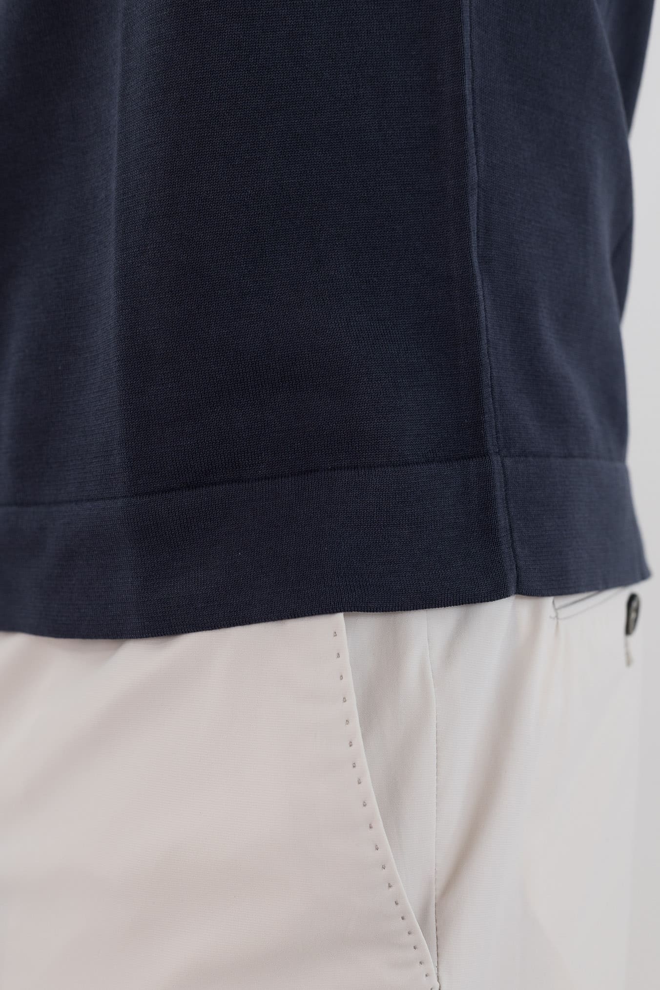 DRUMOHR Polo Cotone Frosted Superlight Blu