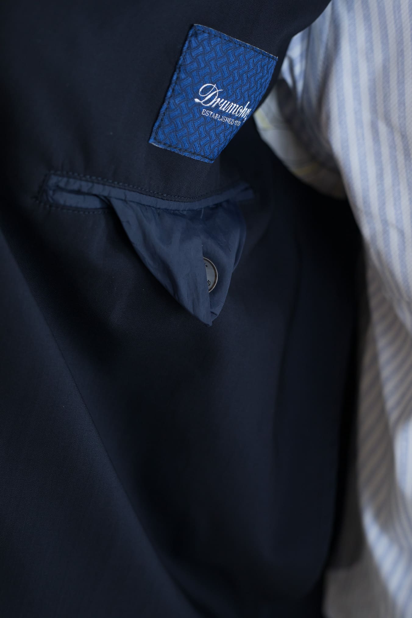 DRUMOHR Abito Fresco Lana Superlight Blu Scuro