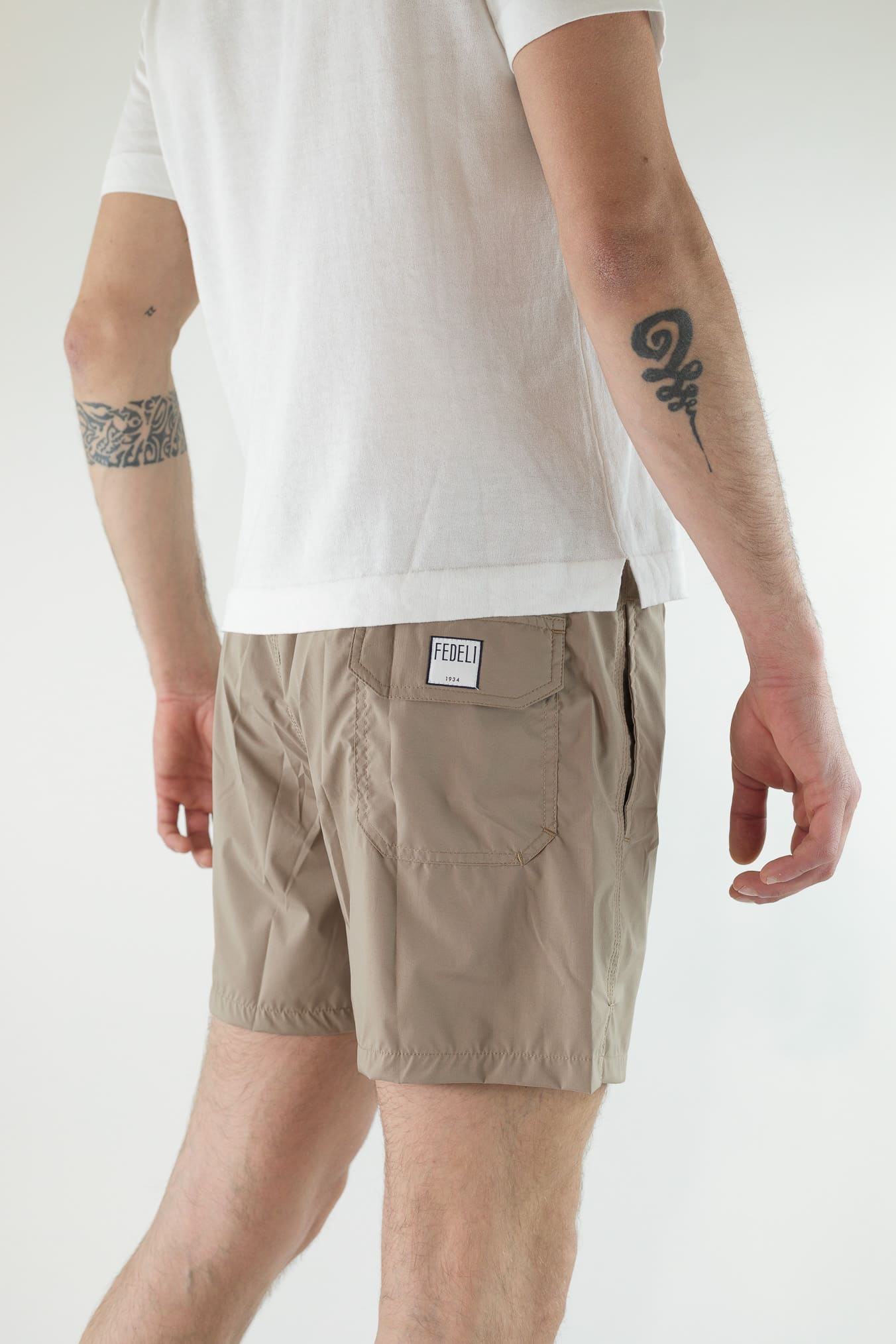 FEDELI Costume Mare "Madeira" Beige