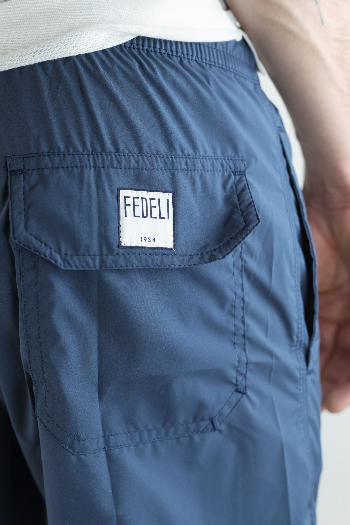 FEDELI Costume da Bagno Madeira Blu