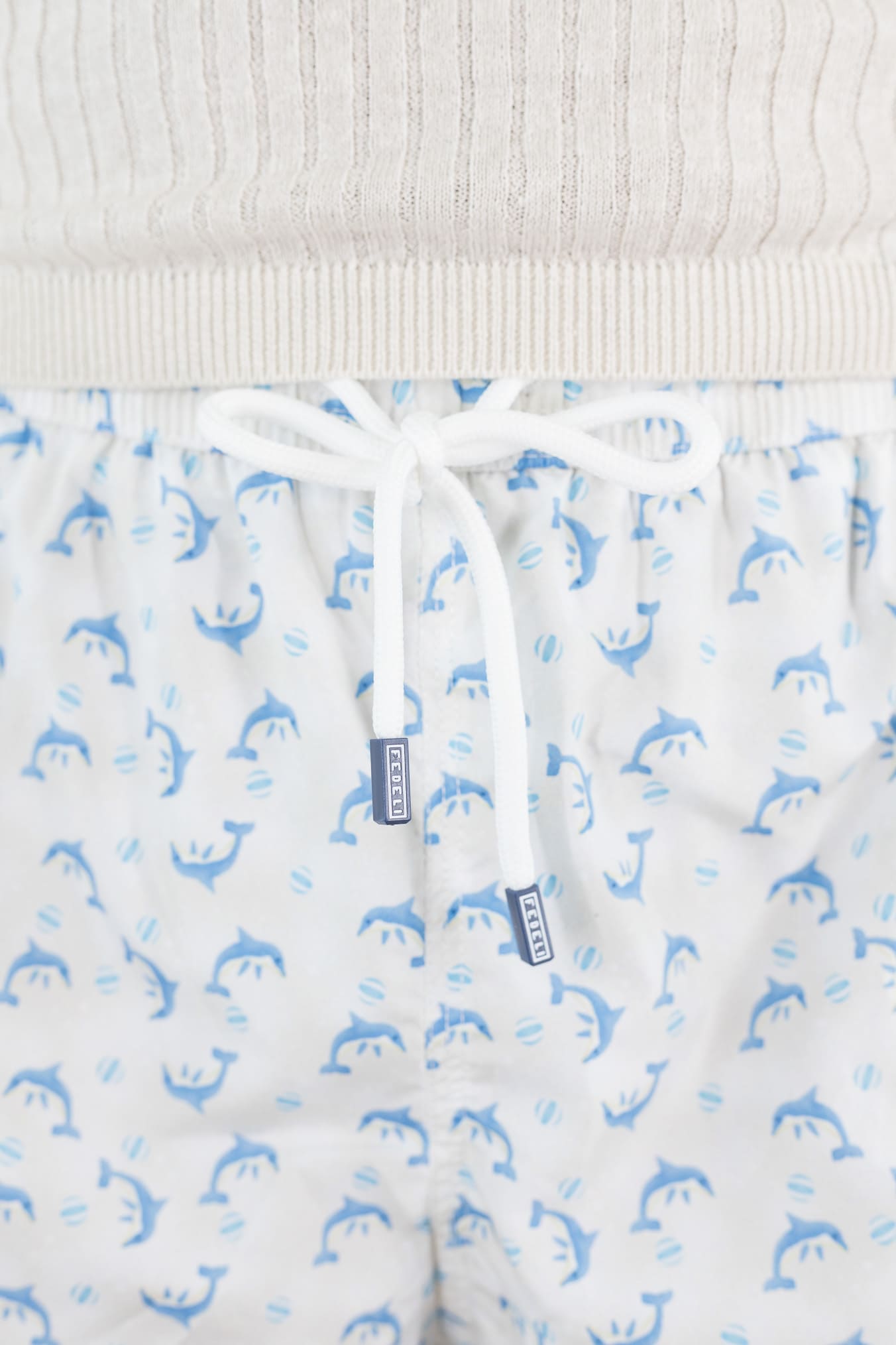 FEDELI Costume Mare "Madeira" Delfini Blu