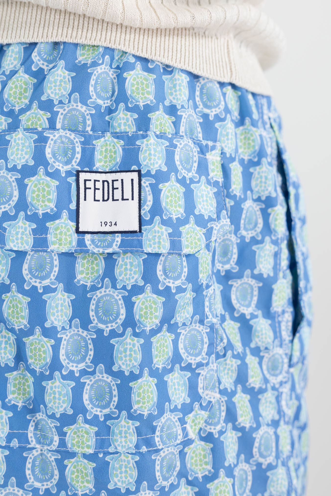 FEDELI Costume Mare "Madeira" Tartarughe
