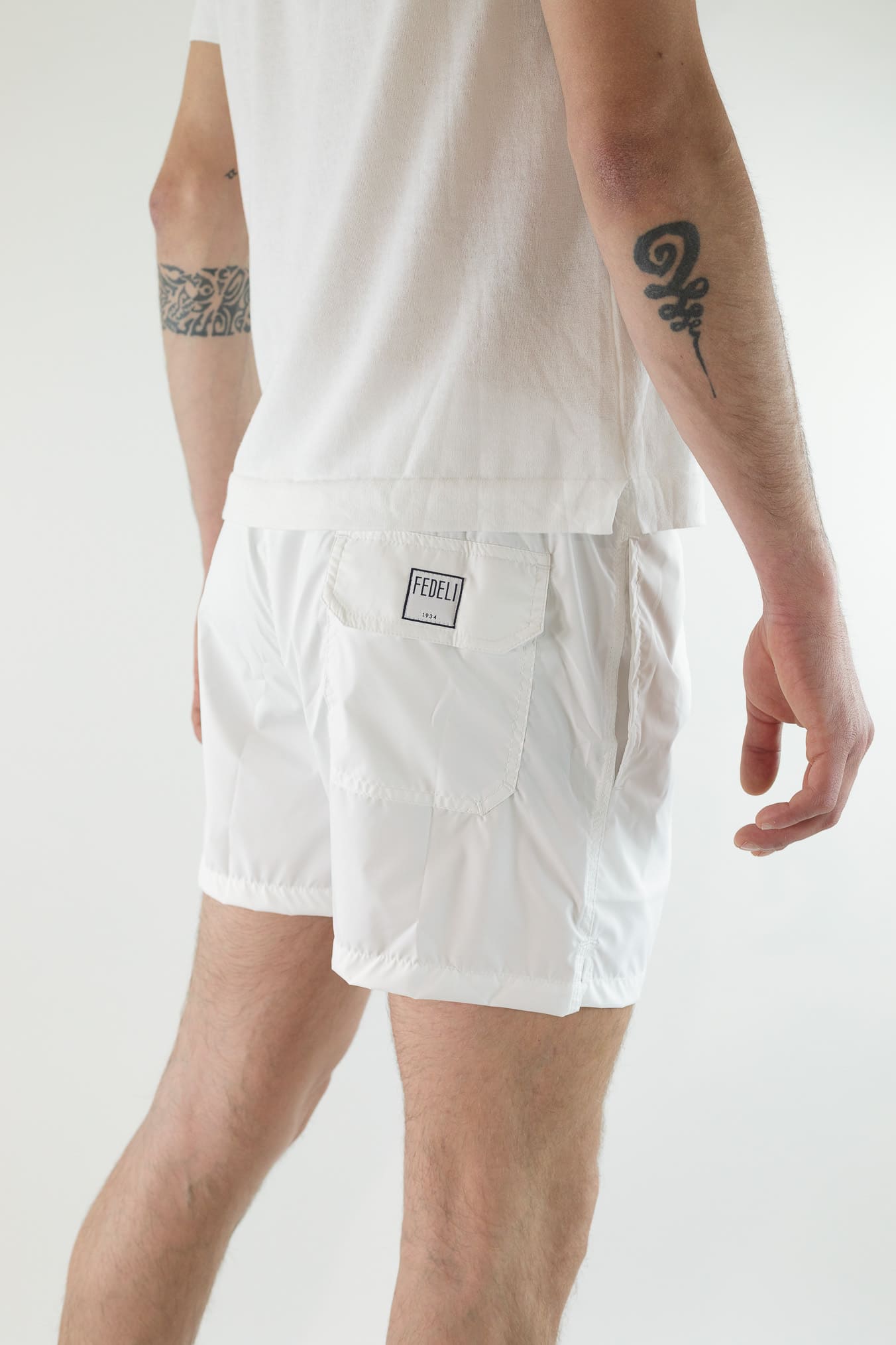 FEDELI Costume Mare "Madeira" Bianco