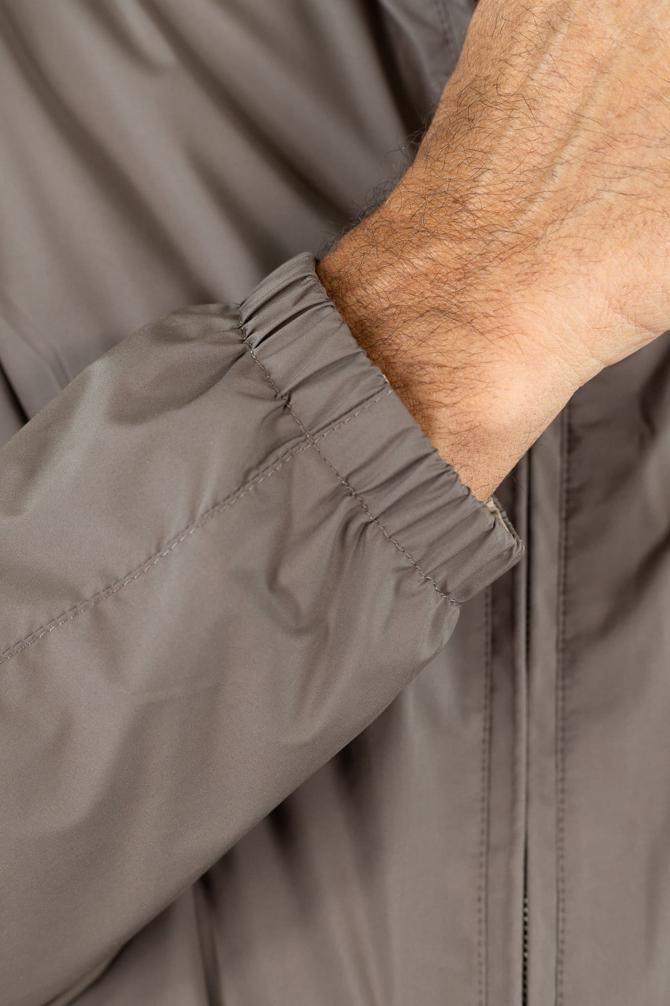 FEDELI Giubbino Reversibile "Ted" Airstop Tortora Beige