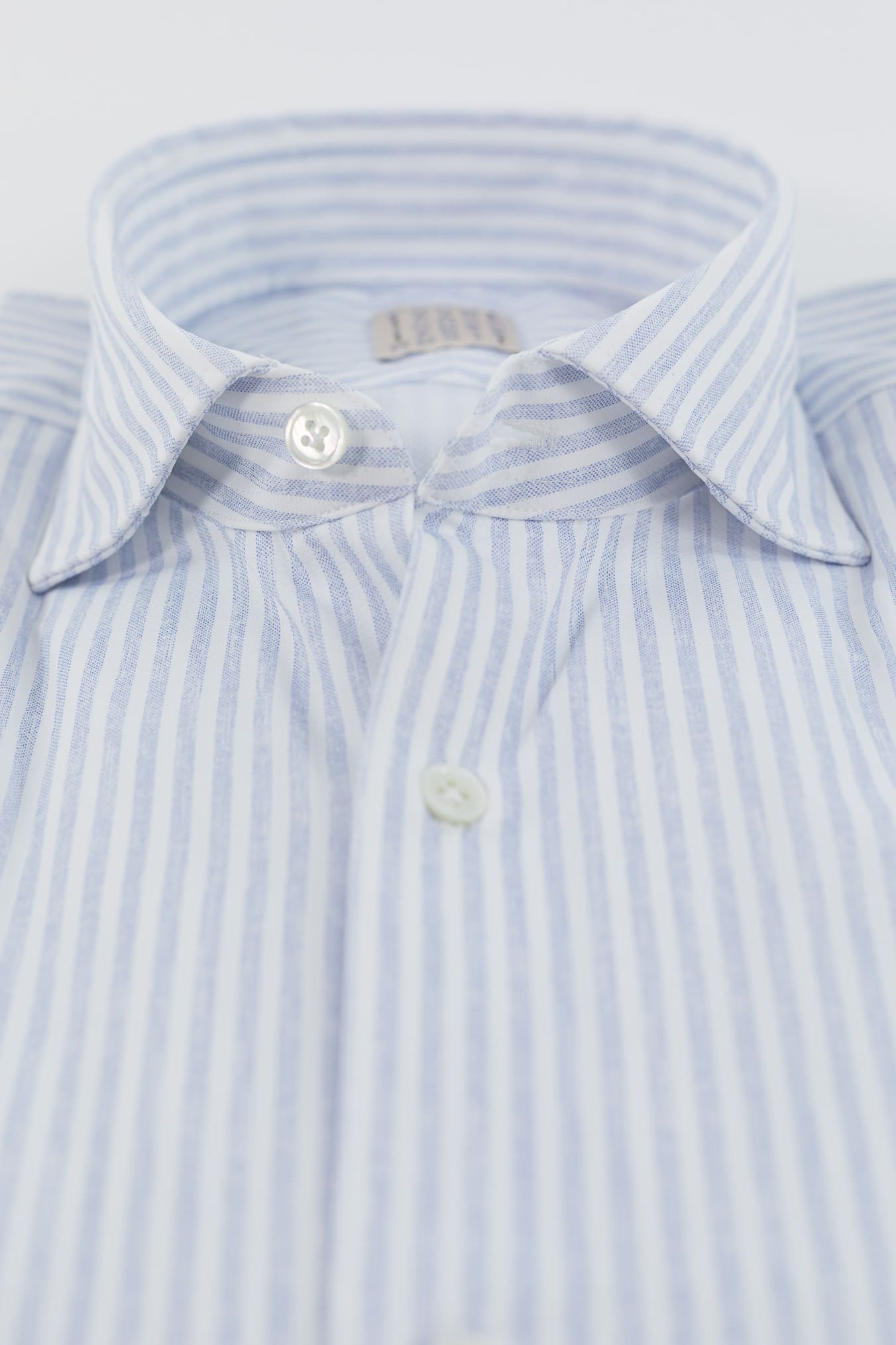 FFF Camicia Active Microfibra Stretch Righe Celesti