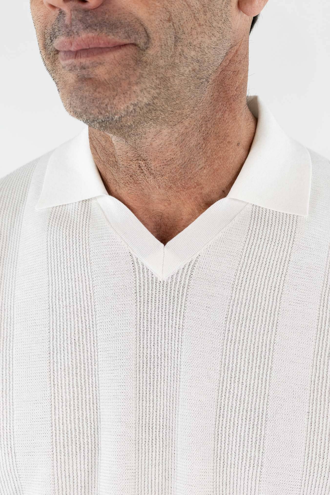 GUARINO Polo Skipper Calciatore Bianco