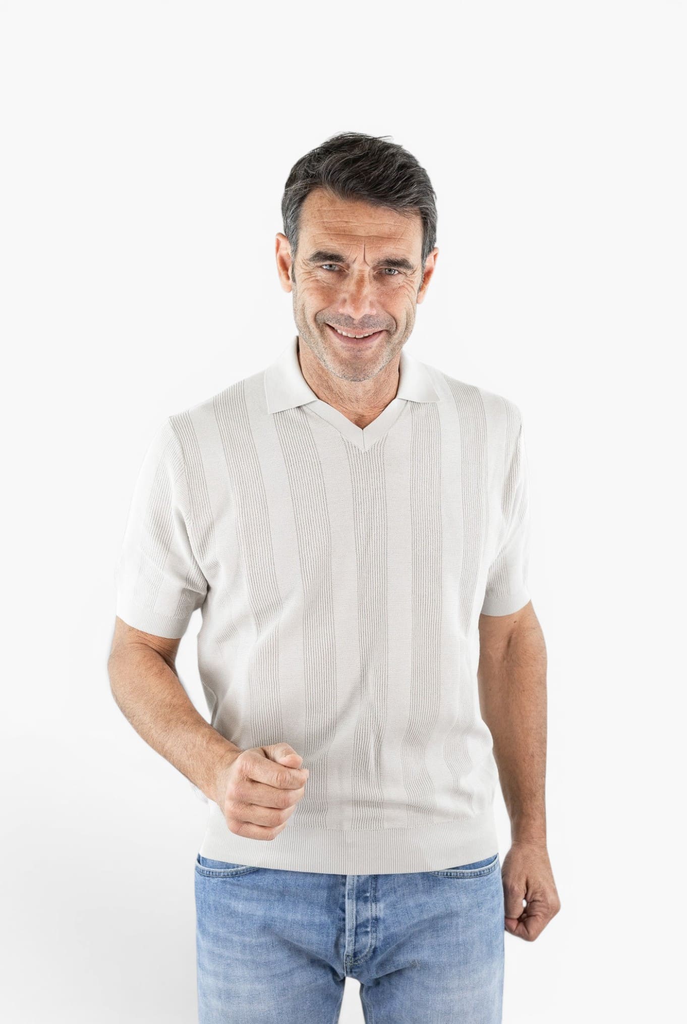 GUARINO Polo Skipper Calciatore Beige Sabbia