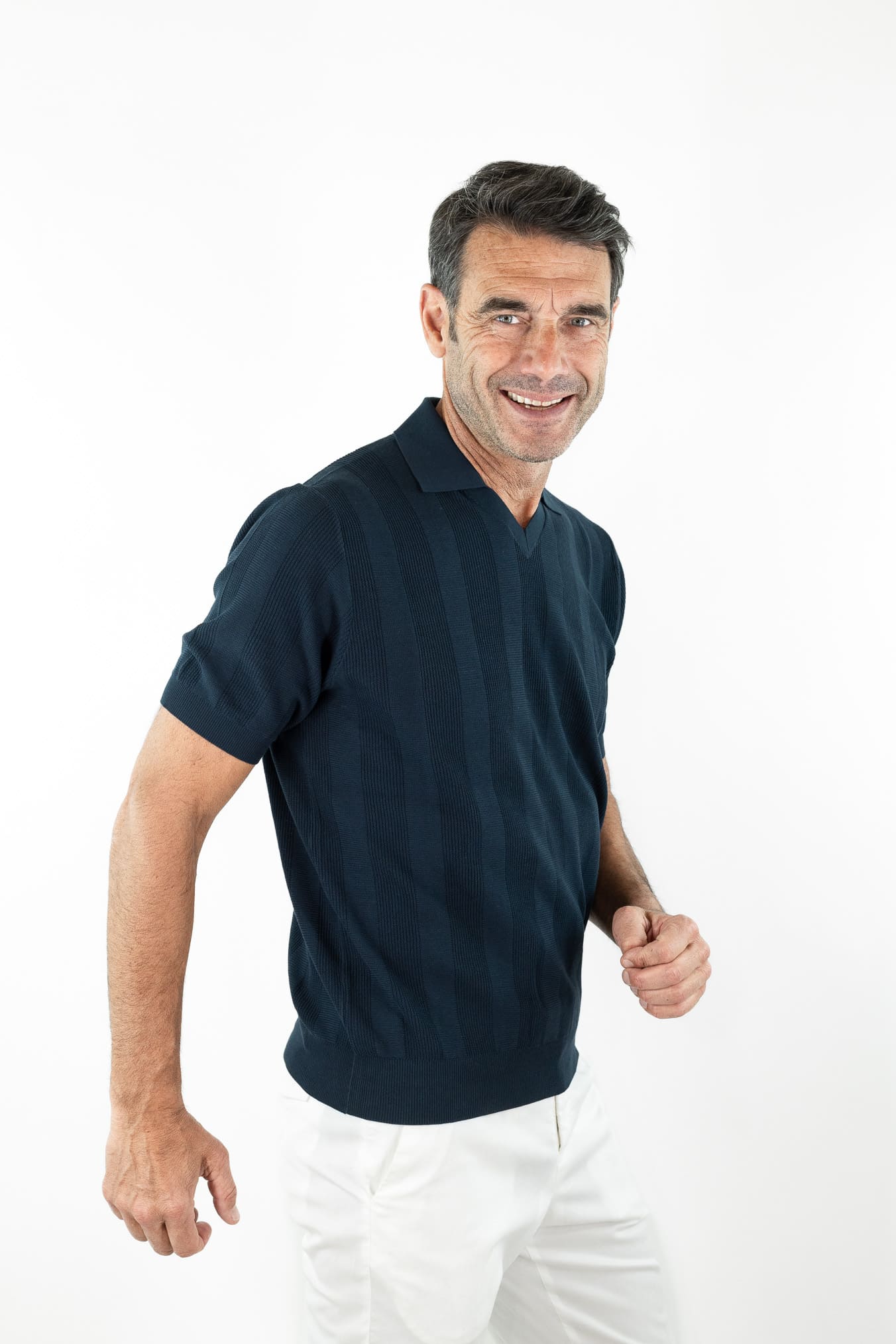 GUARINO Polo Skipper Calciatore Blu