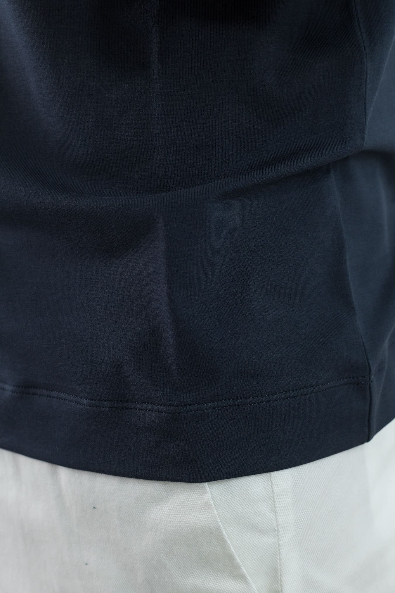 GUARINO Polo Cotone "Ossigeno" Blu Scuro