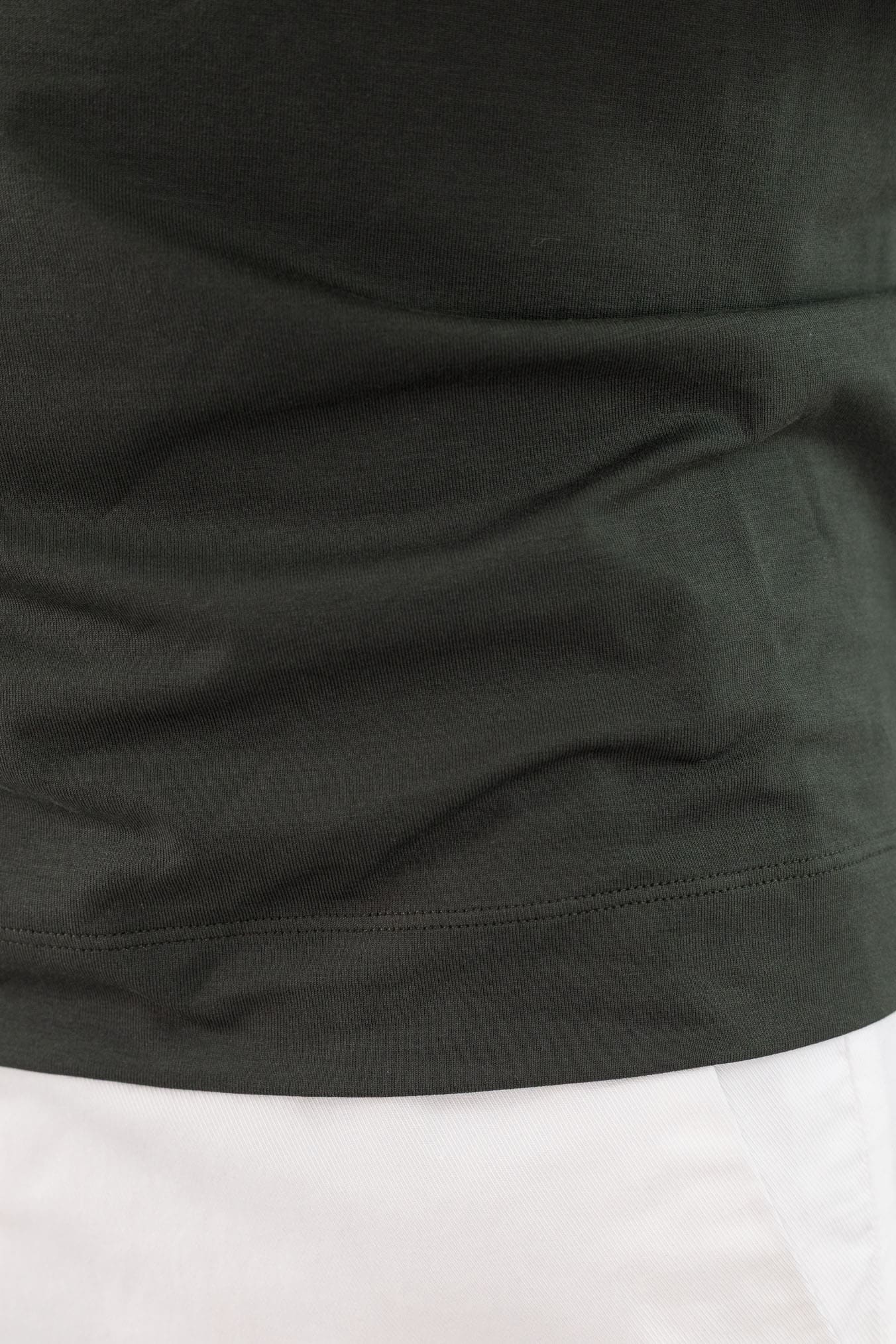 GUARINO Polo Cotone "Ossigeno" Verde Militare
