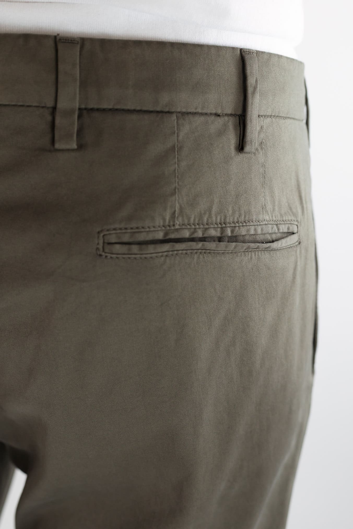 GUARINO Pantaloni Supersoft Cotone Seta Fango