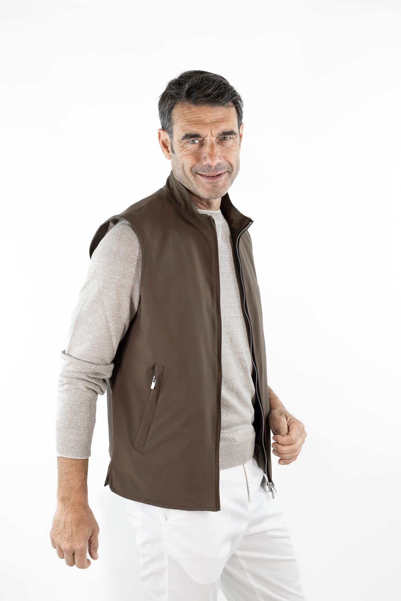 GUARINO Gilet Olmetex Testa di Moro